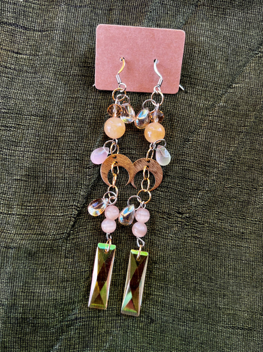 Everlasting Light - Large Half Moon Dangles