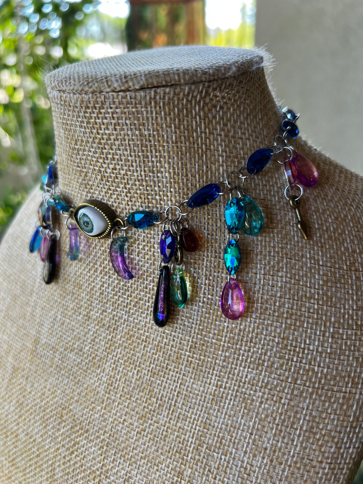 Parallel Universe - Glass Crystal Choker