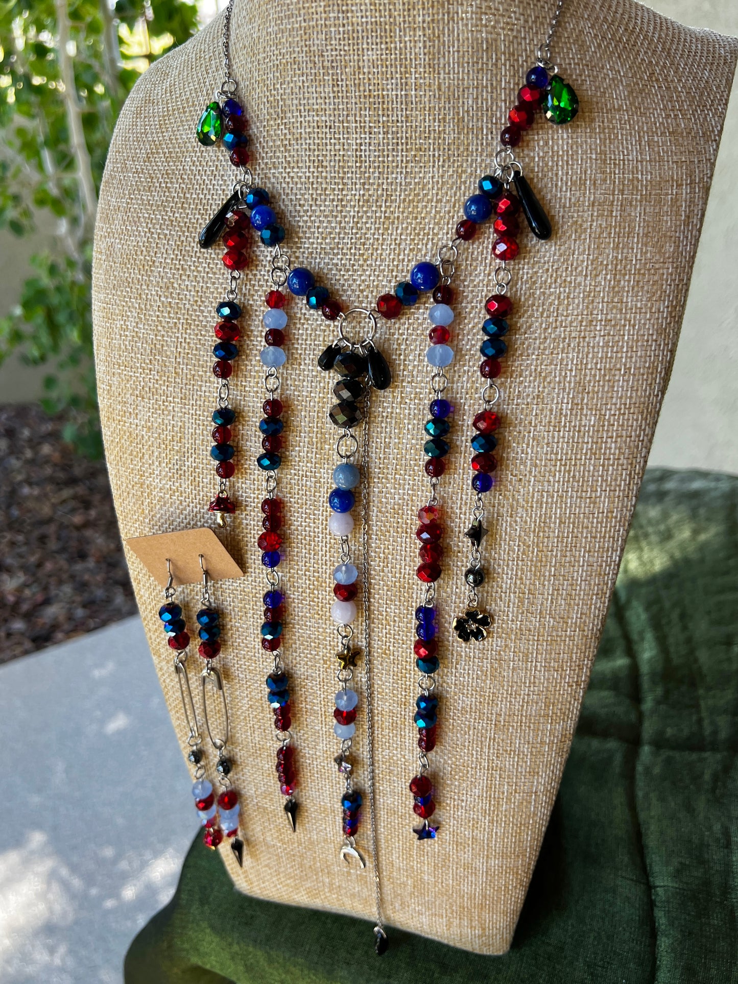Cosmic Drift - Cosmic Drip Chain + XL Earrings
