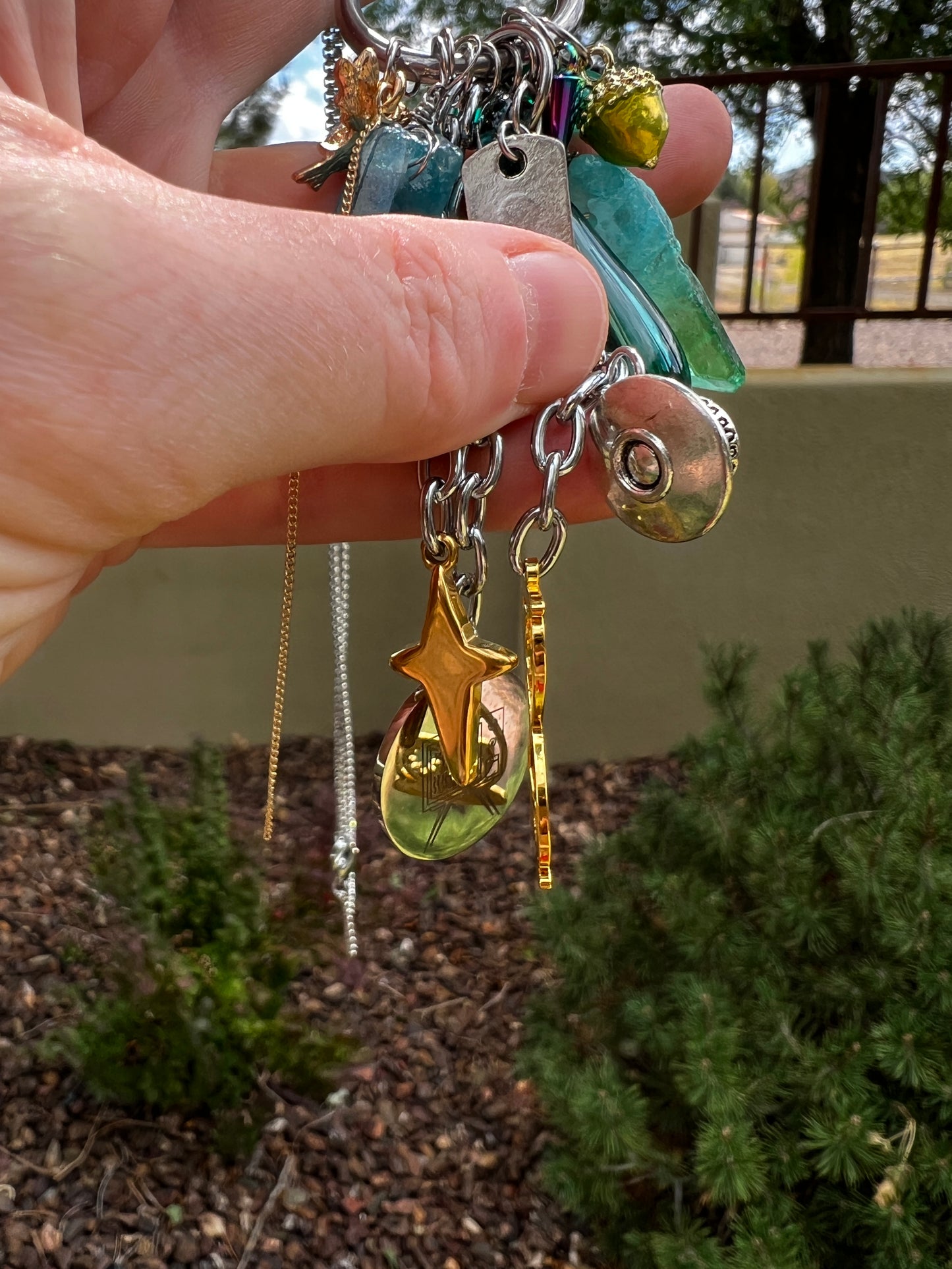 Drink Me Potion Bottle > three colors < - Trinket Chain