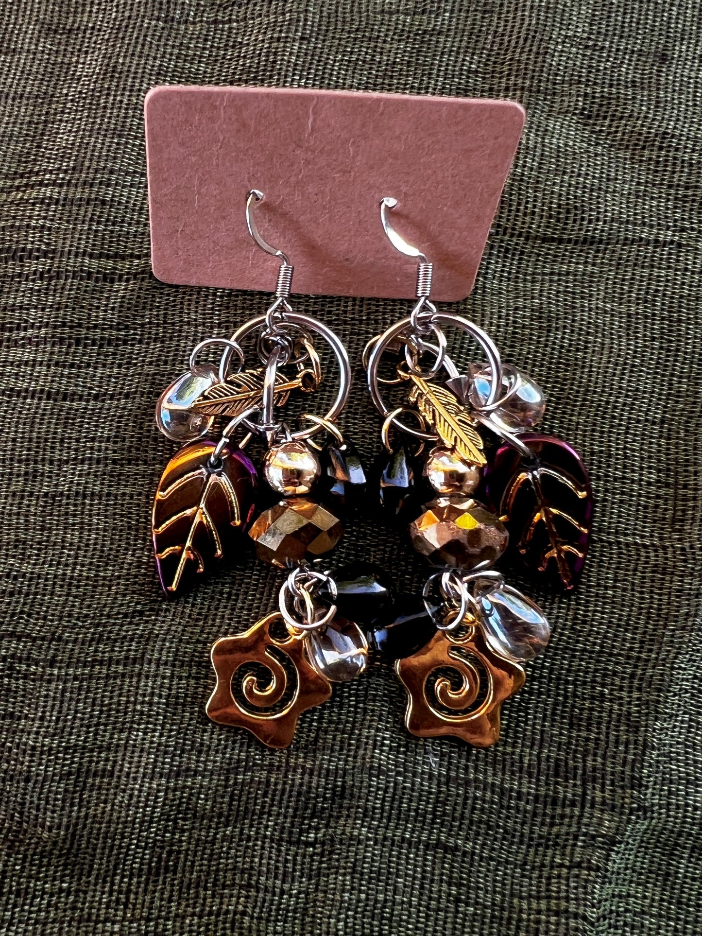 Spiral Star - Mini Trinket Dangles