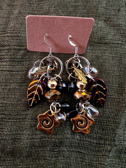 Spiral Star - Mini Trinket Dangles