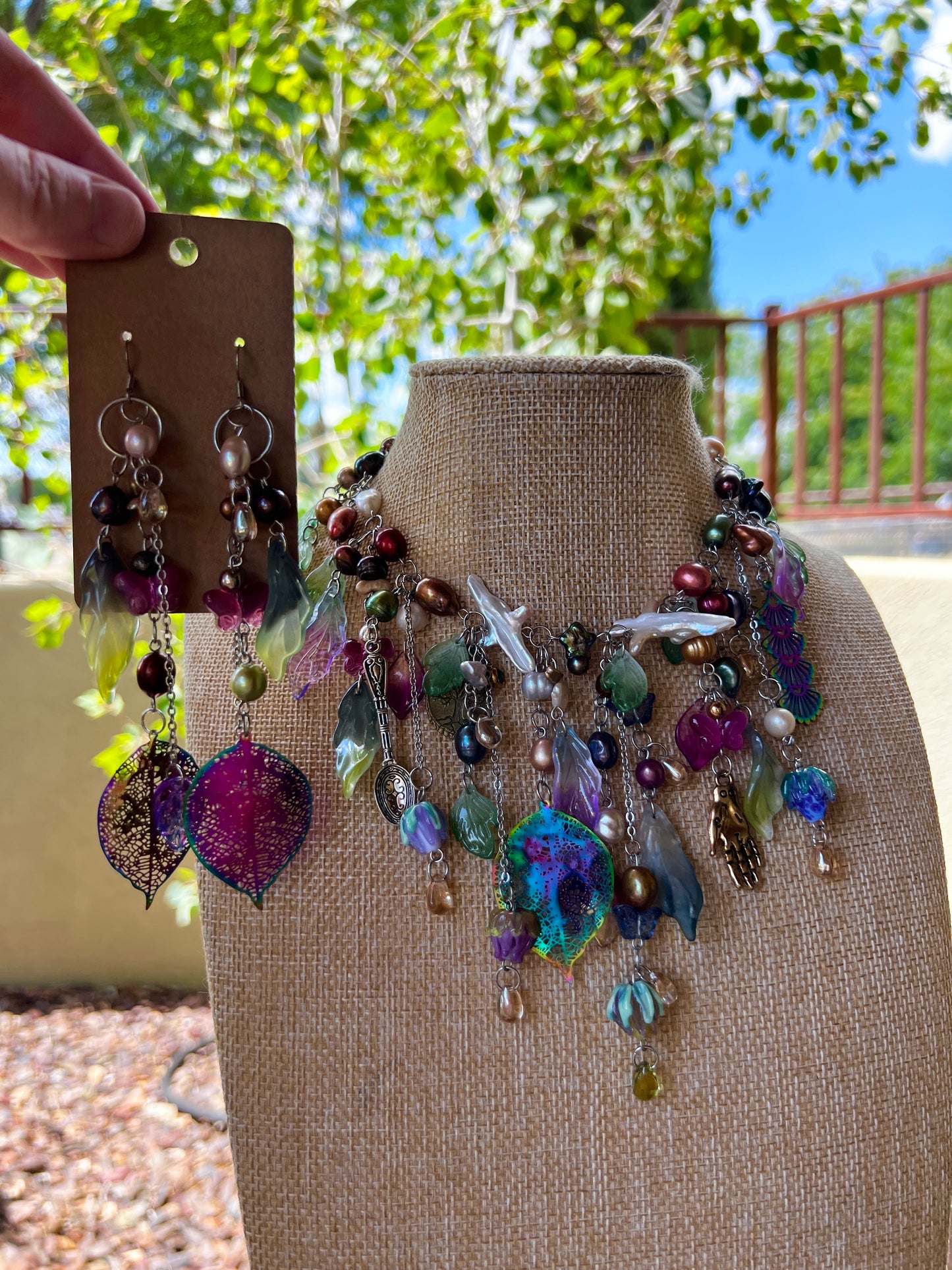 Tulgey Wood - Fantasy Chain + Earrings