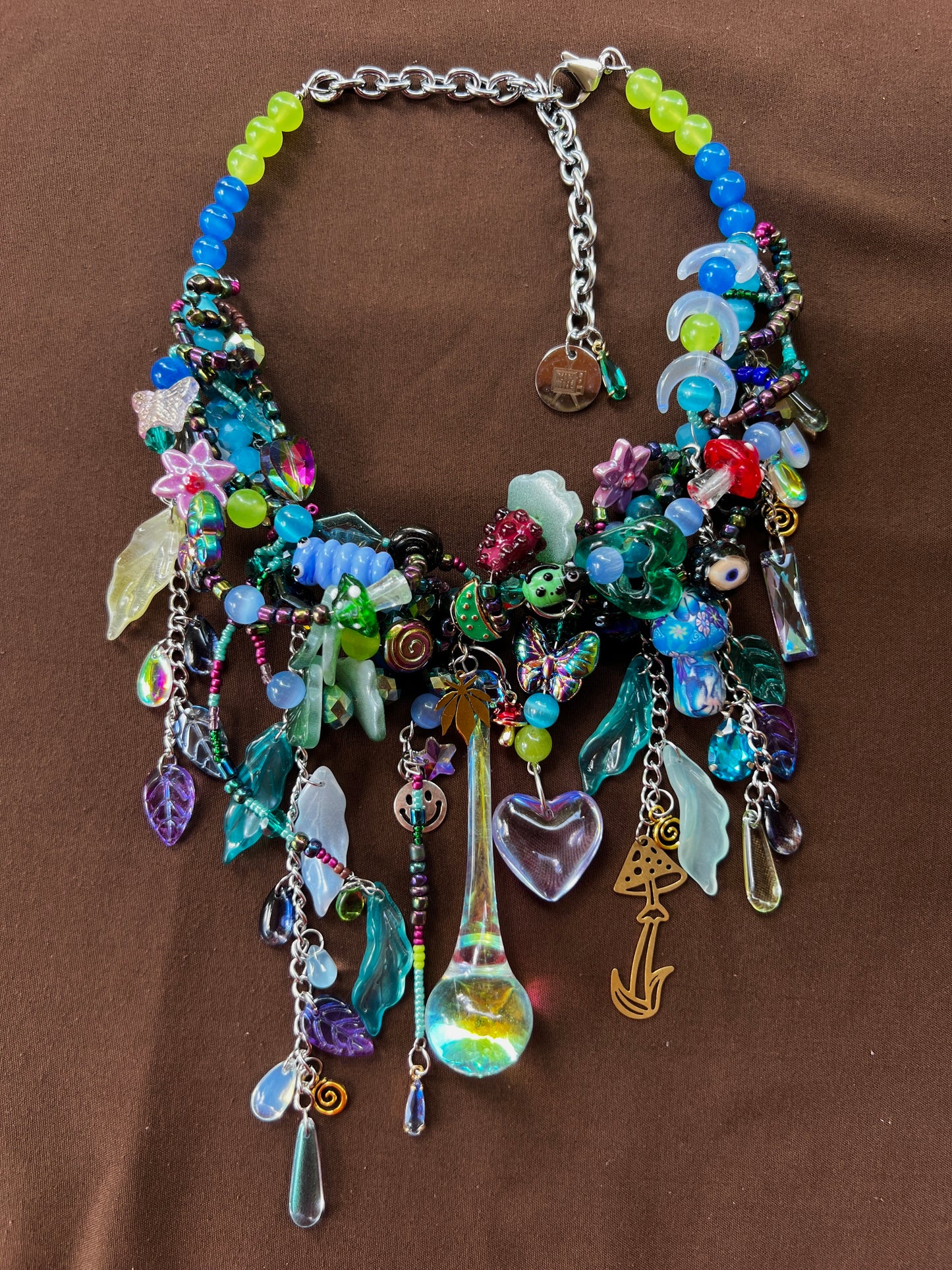 WHO Are You? 3 piece Set- Glass Spirit Armor + Crystal Choker + Earrings