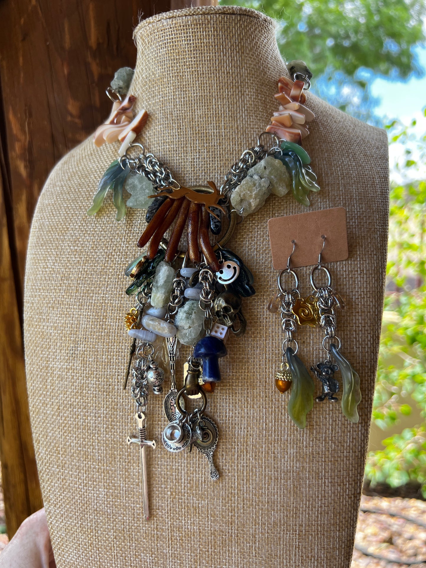 Down the Rabbit Hole - Fantasy Chain + Earrings