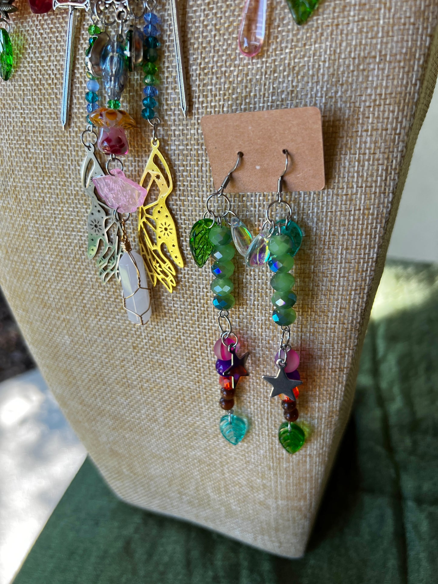 Midnight Blossom - Fantasy Chain + Earrings