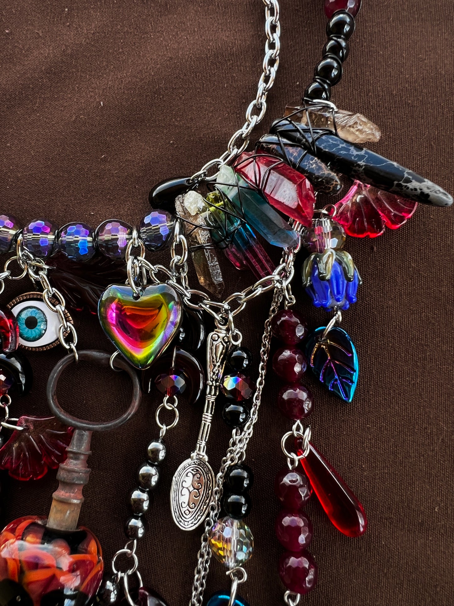 Solar Flare - Glass Spirit Armor w/ removable dainty chains