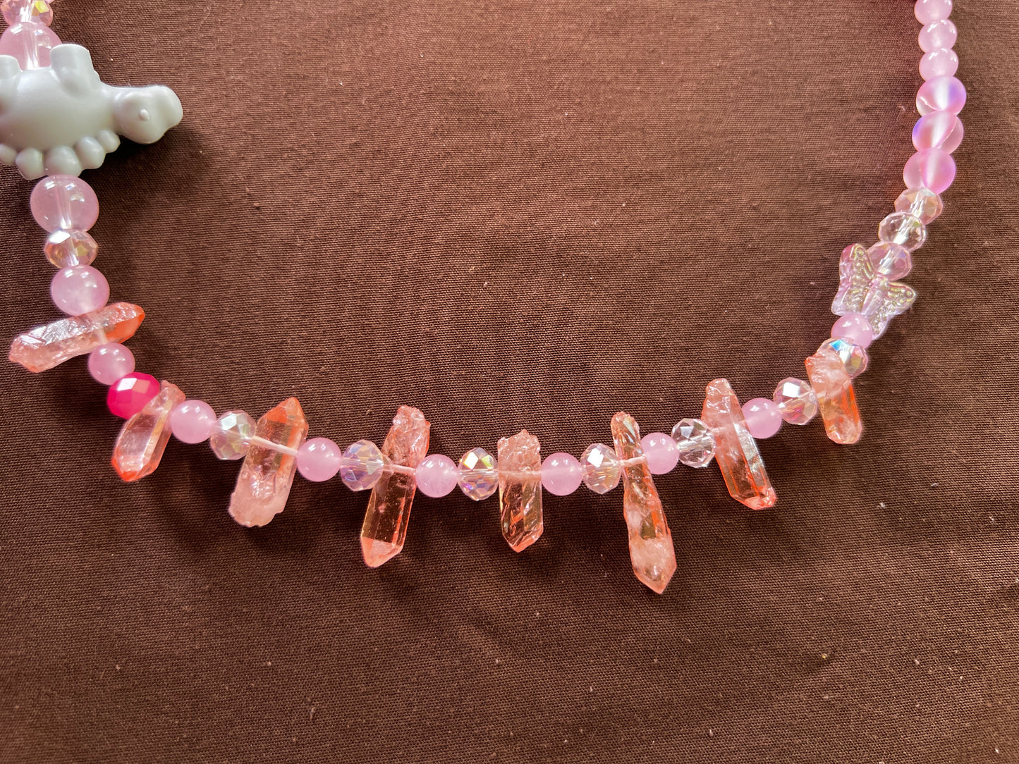 Pink Sunrise - Stretch Necklace