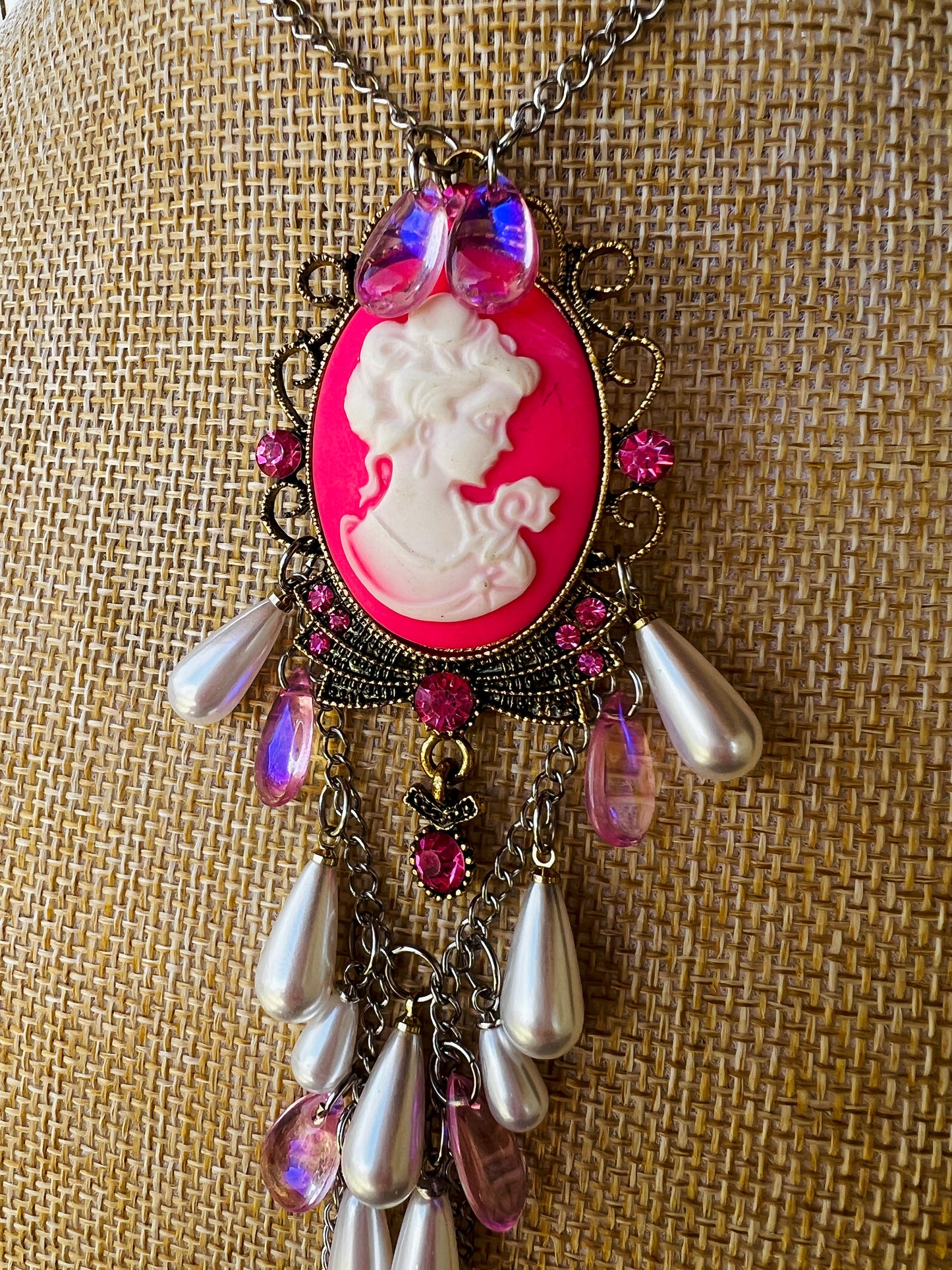 Pink Lady - Timewarp Waterfall Choker