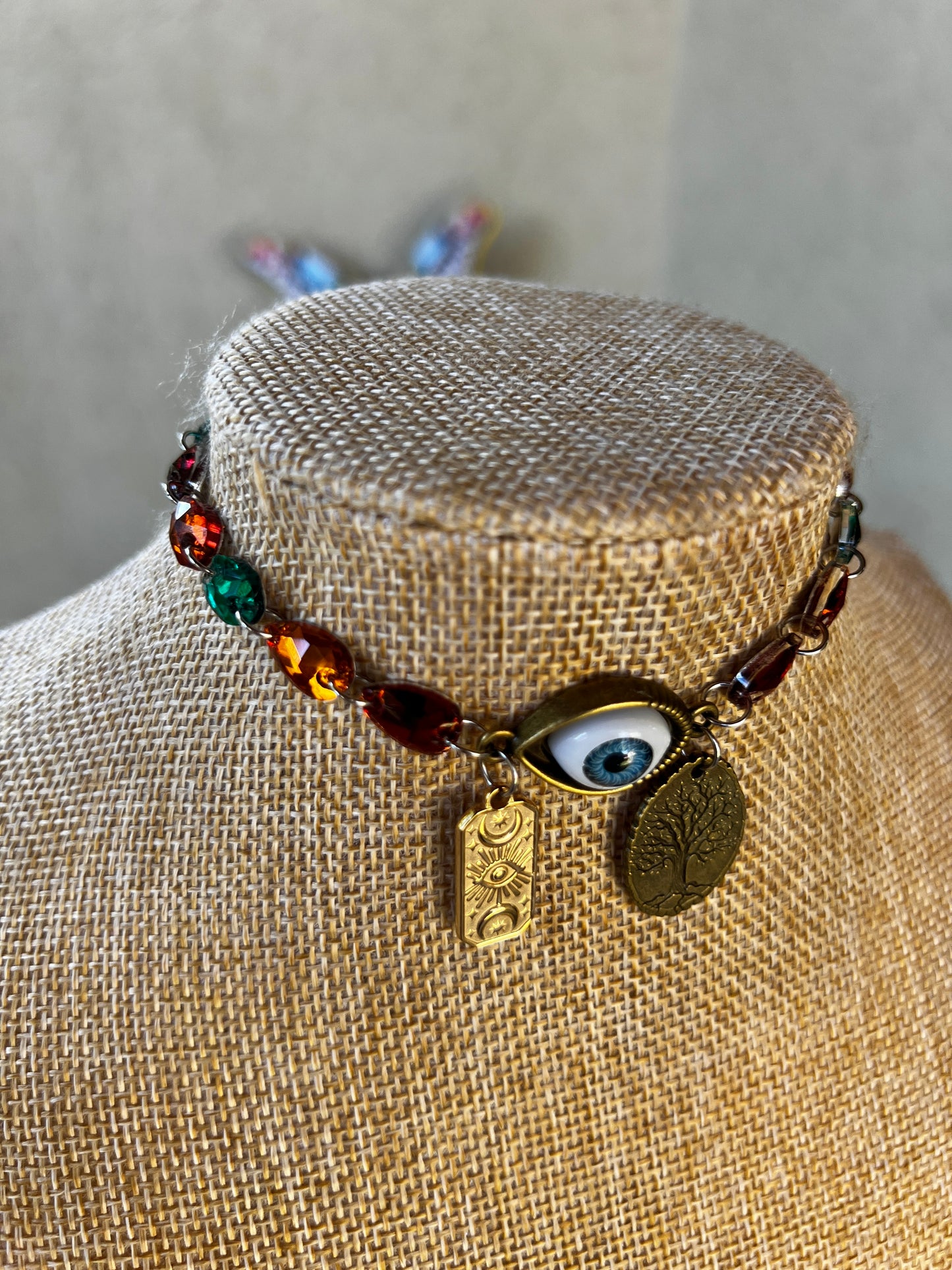 Embers - Glass Crystal Choker
