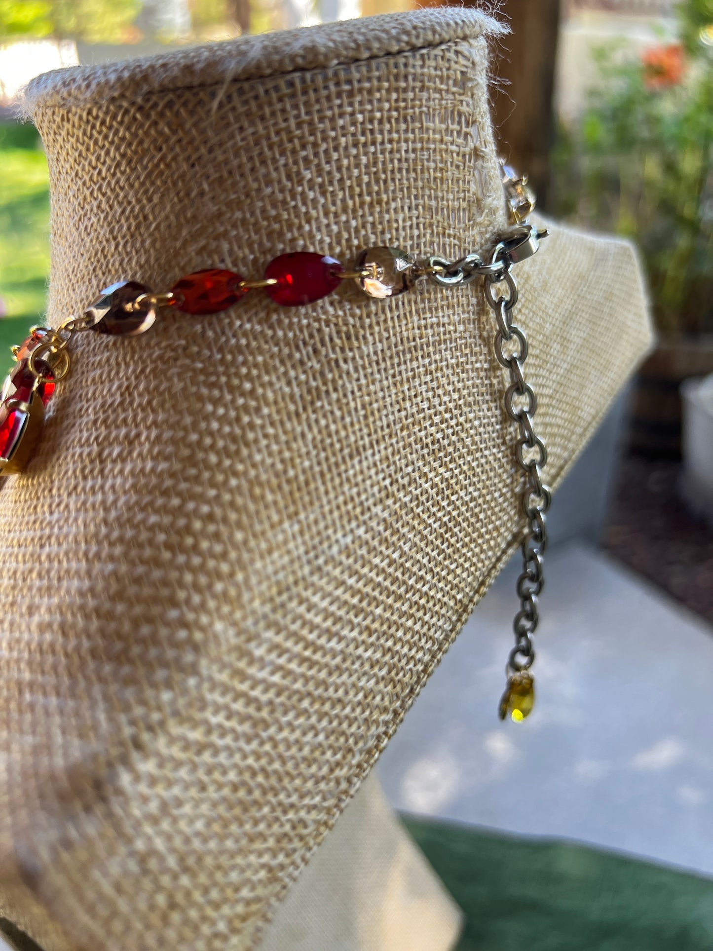 Saguaro - Glass Crystal Choker