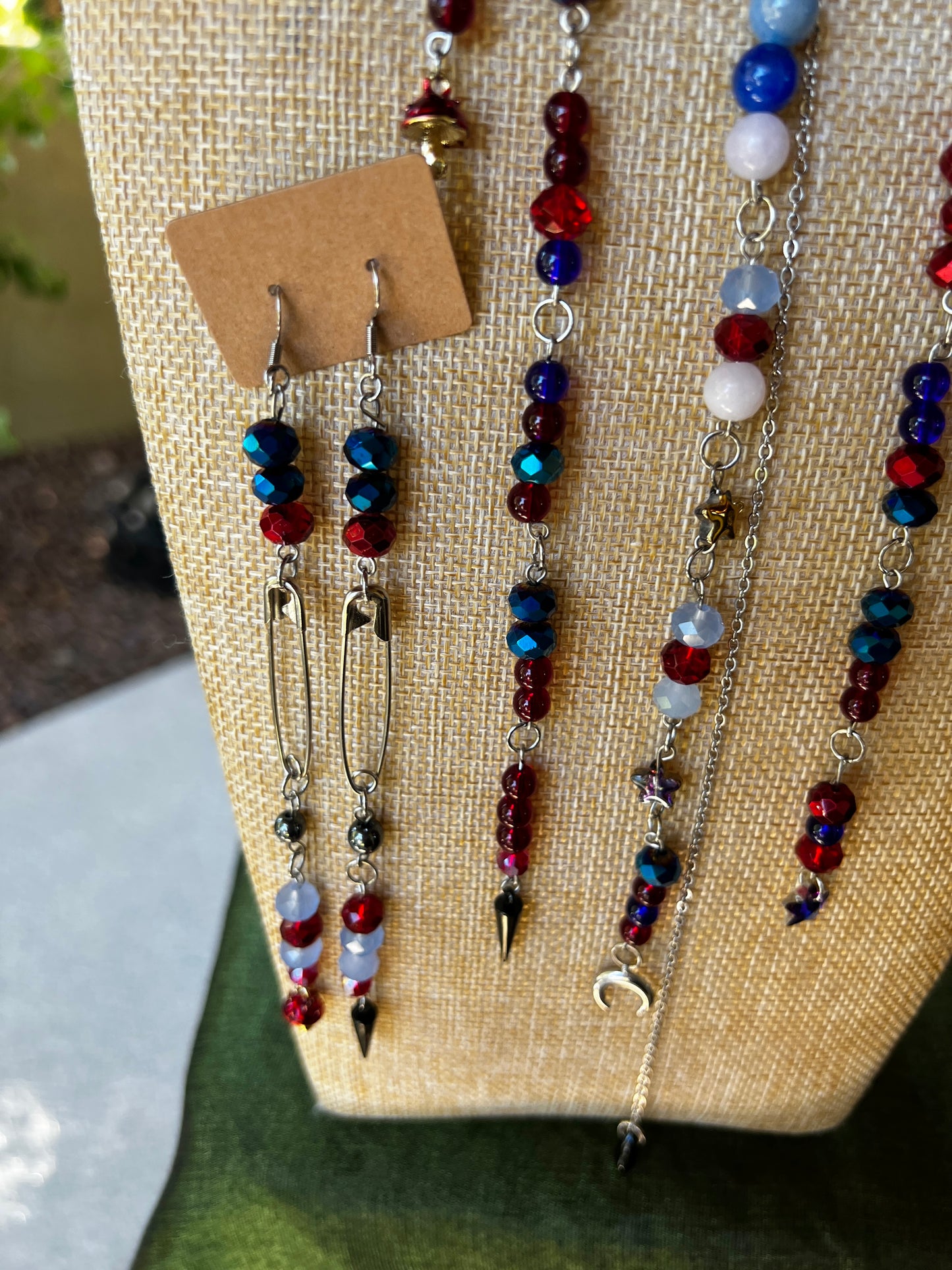 Cosmic Drift - Cosmic Drip Chain + XL Earrings
