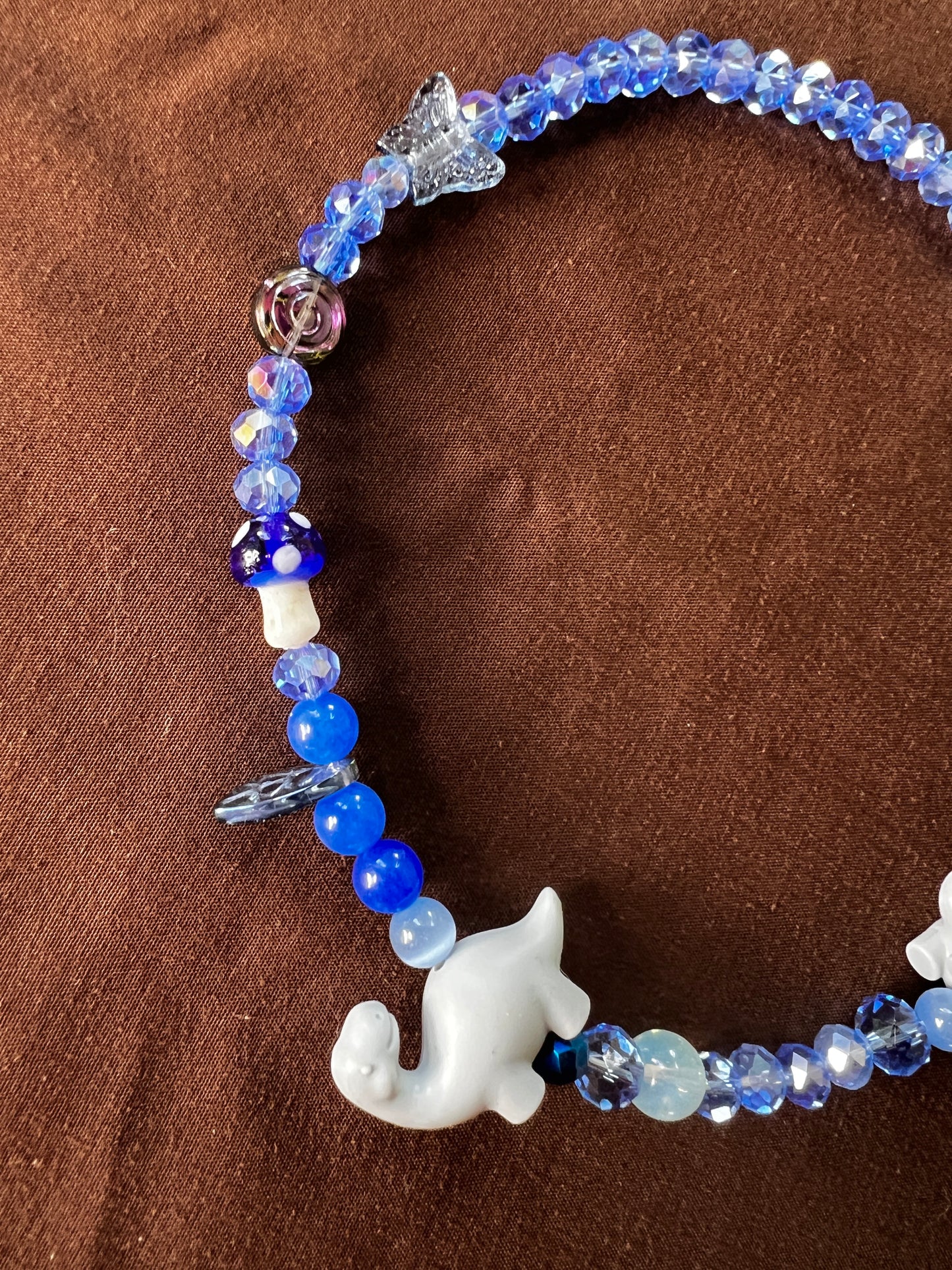 Big Blue - Stretch Necklace
