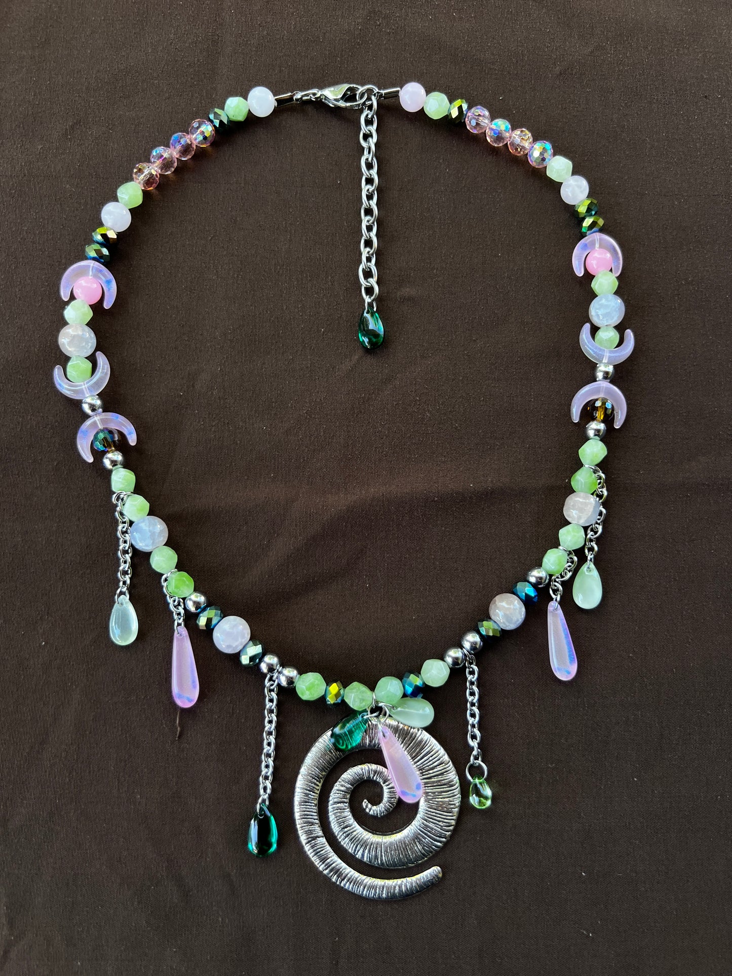 New Moon - Glass Stack Necklace
