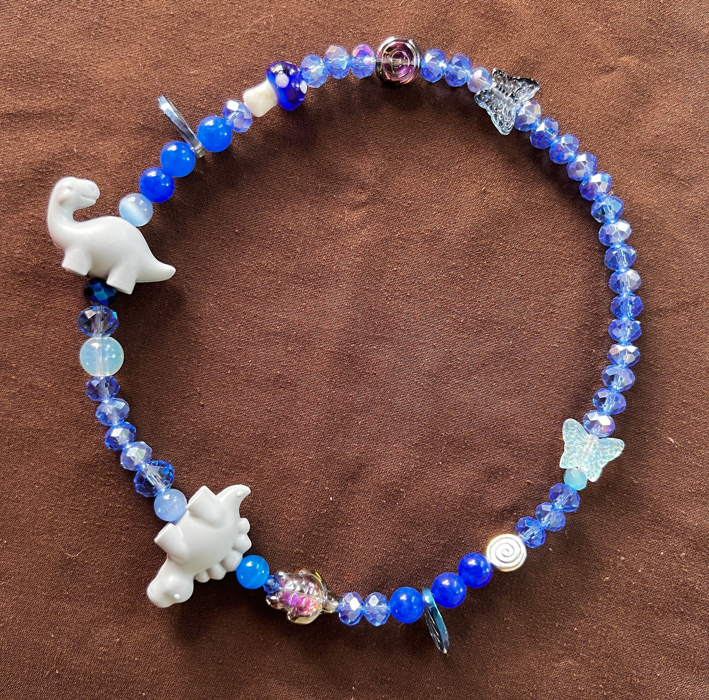 Big Blue - Stretch Necklace