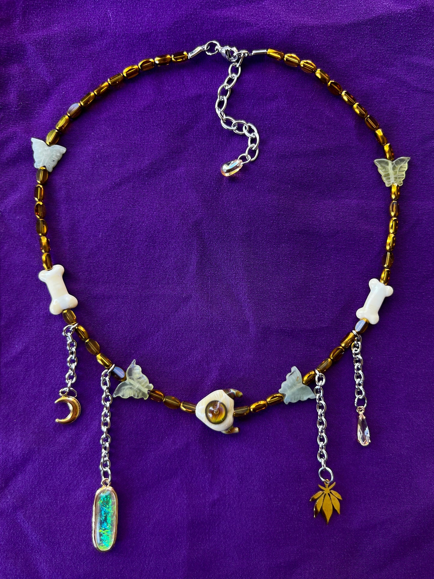 I Feel it in My Bones - Glass Stack Necklace