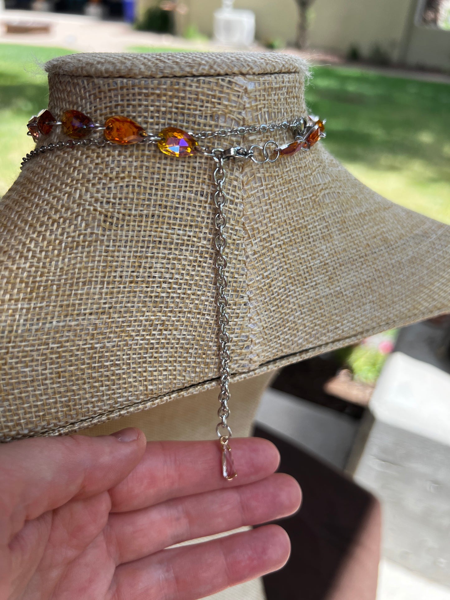 Tomfoolery - Crystal Choker + Stud Set