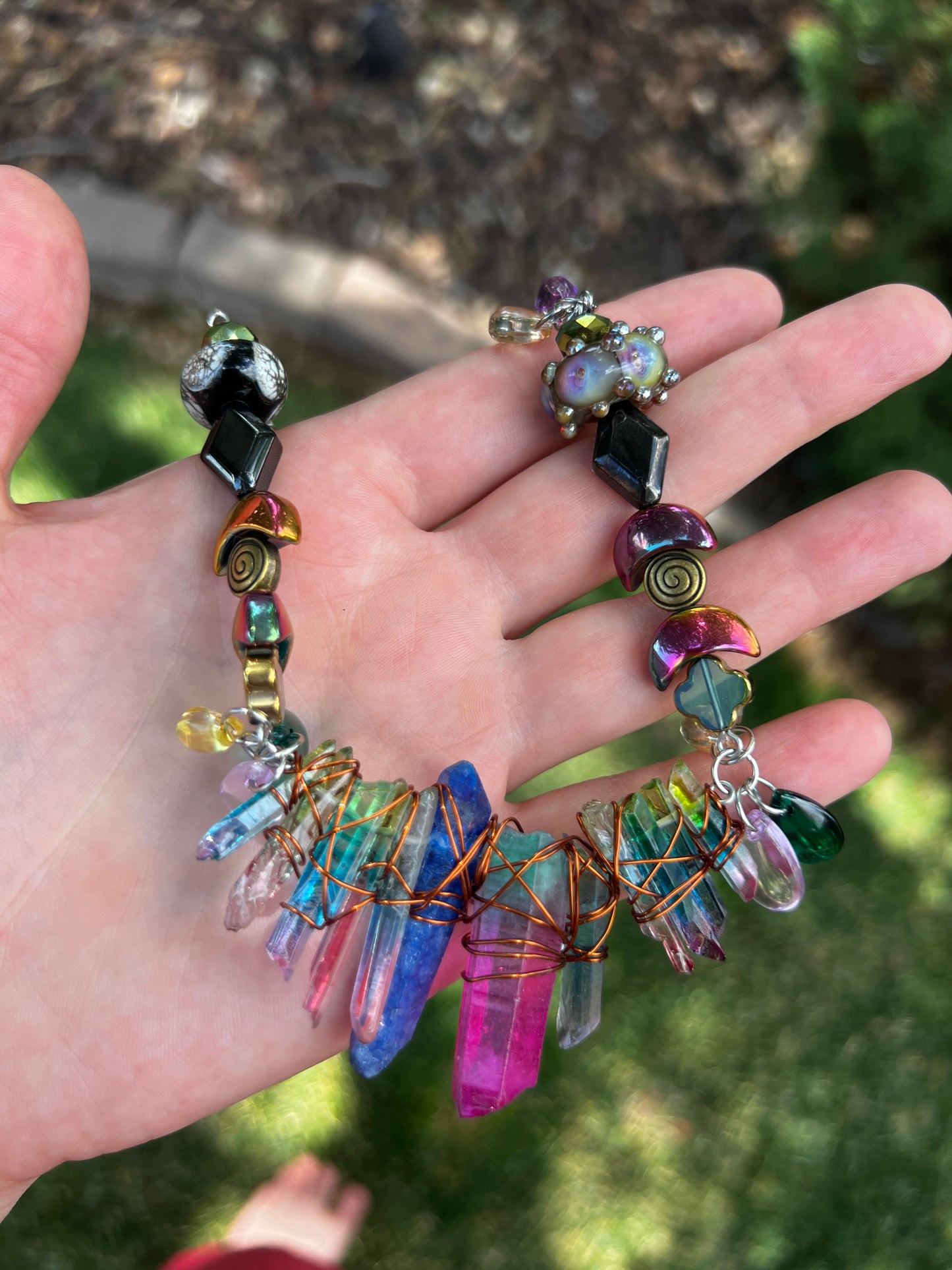 Cheshire - Fantasy Chain + Earrings