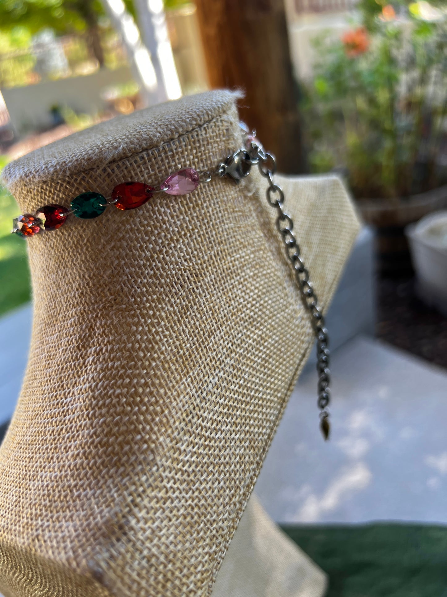 Embers - Glass Crystal Choker