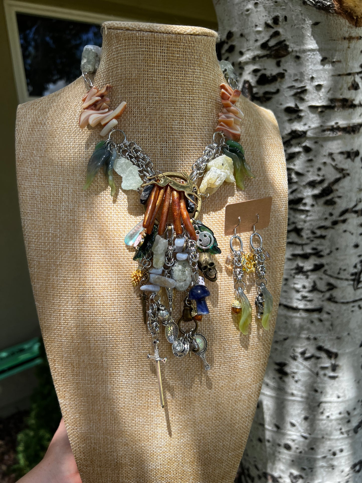 Down the Rabbit Hole - Fantasy Chain + Earrings