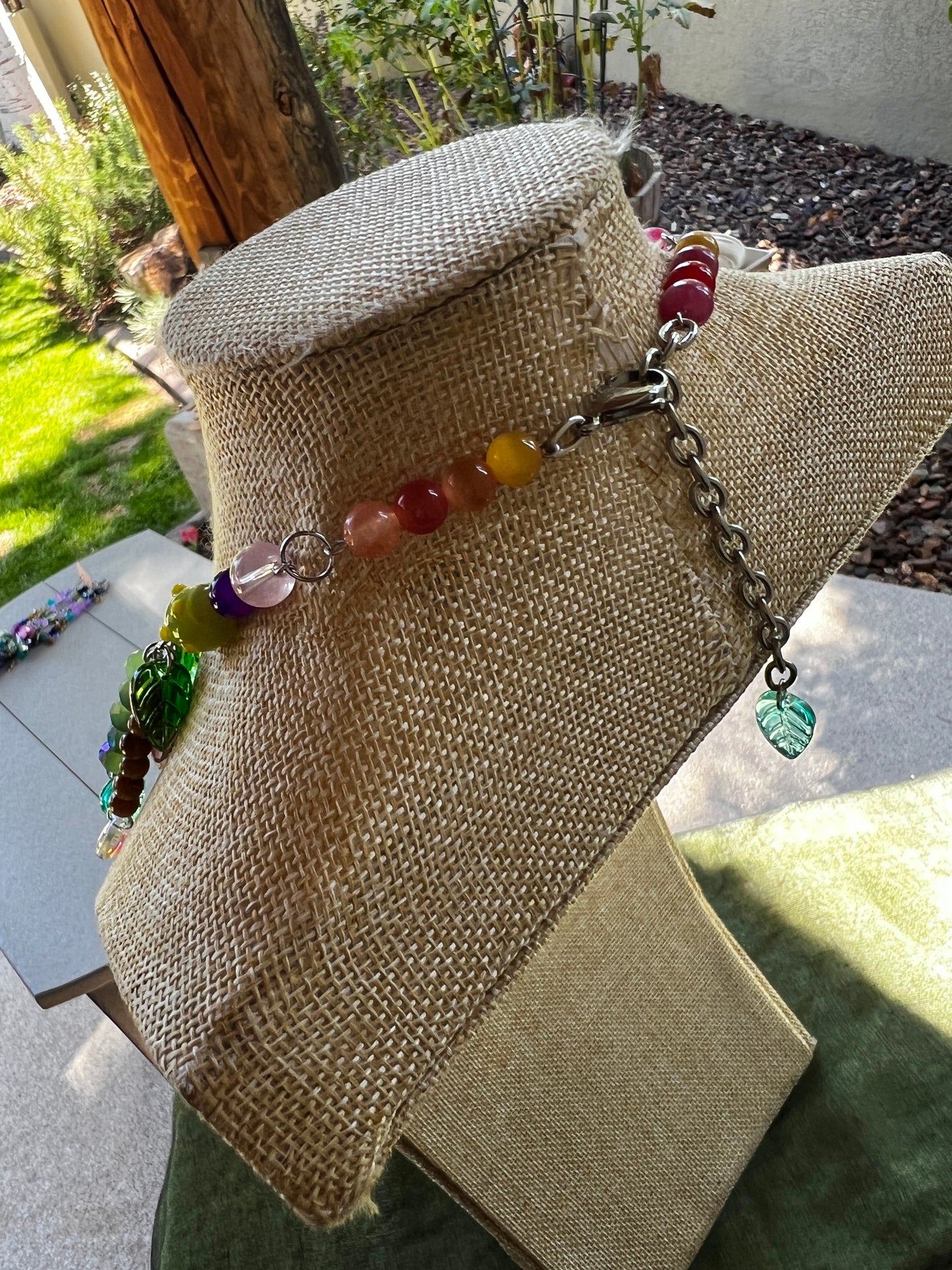 Midnight Blossom - Fantasy Chain + Earrings