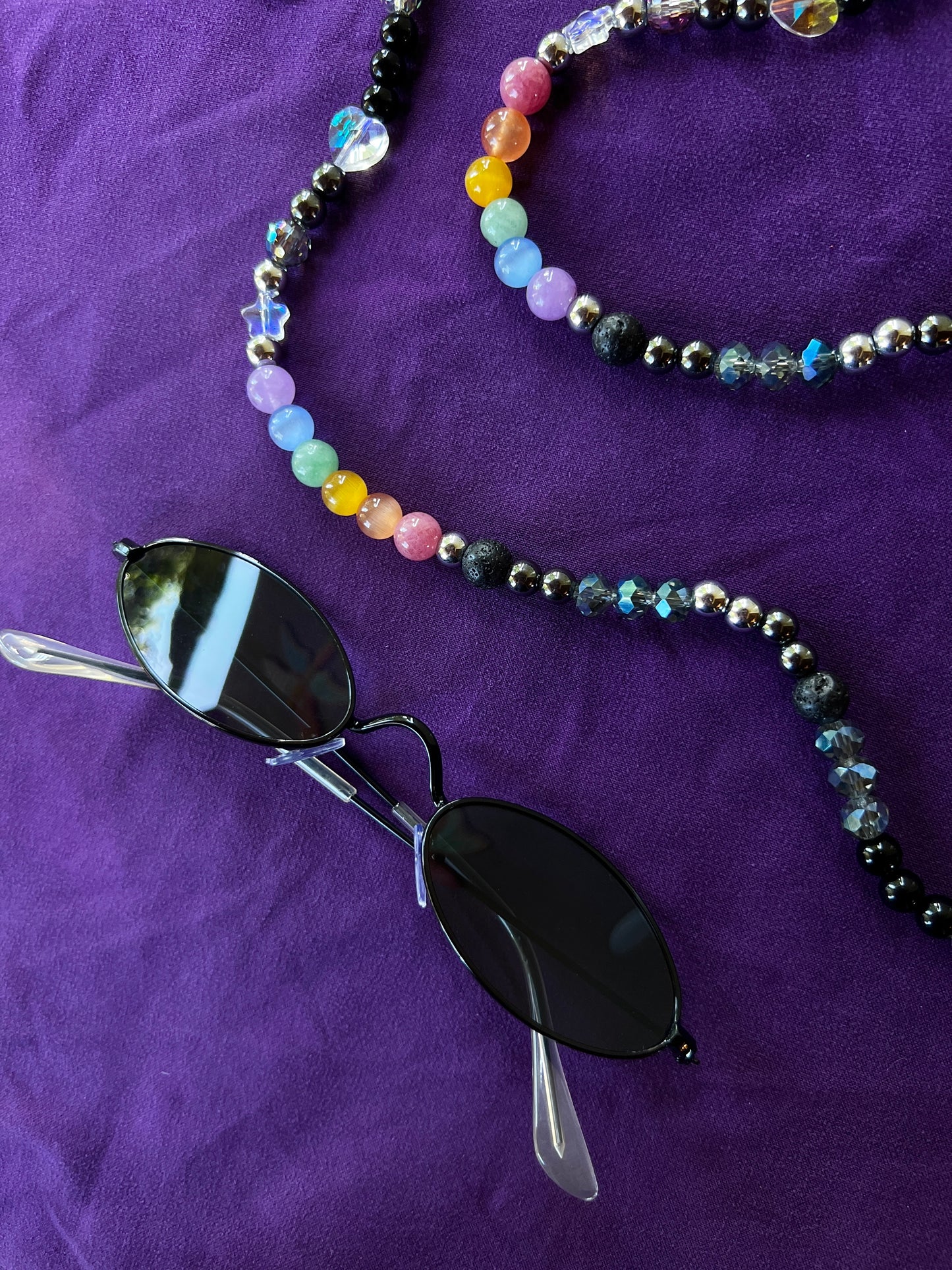Moon Shadow - Sunglasses + Chain Set