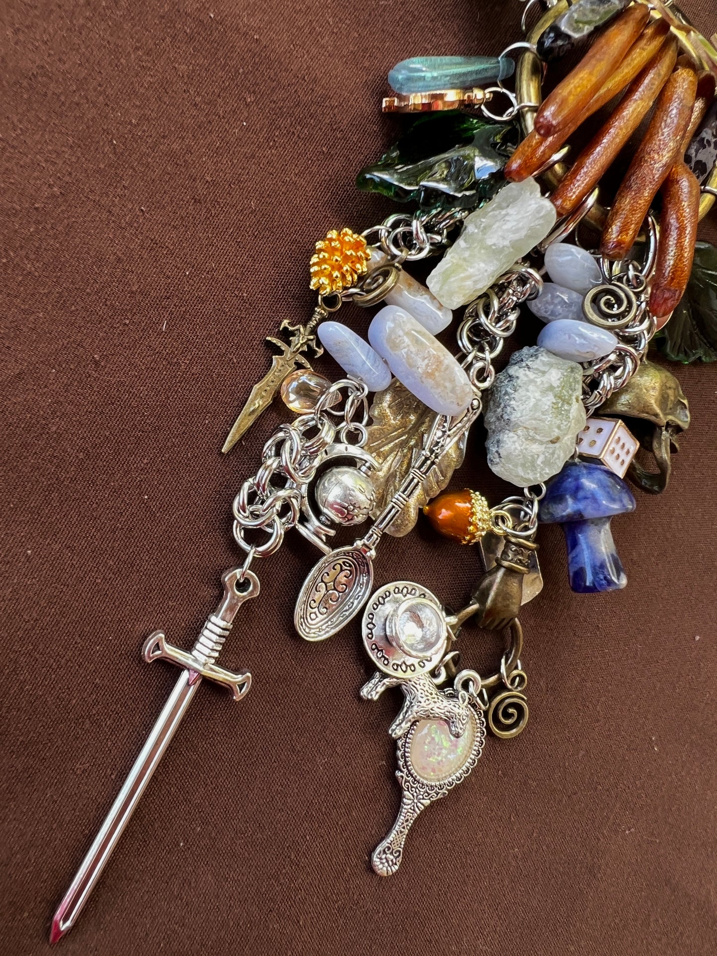 Down the Rabbit Hole - Fantasy Chain + Earrings