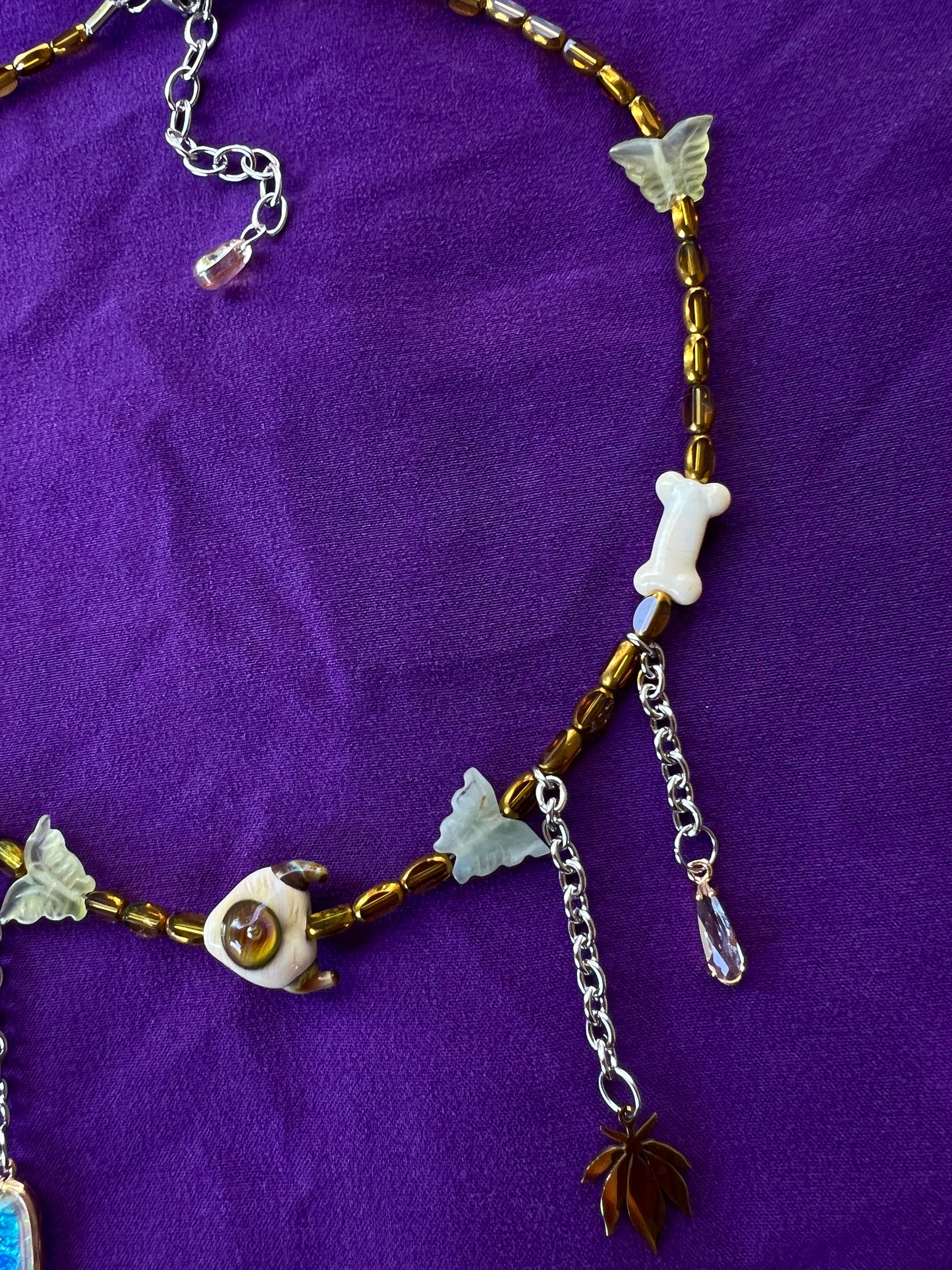 I Feel it in My Bones - Glass Stack Necklace