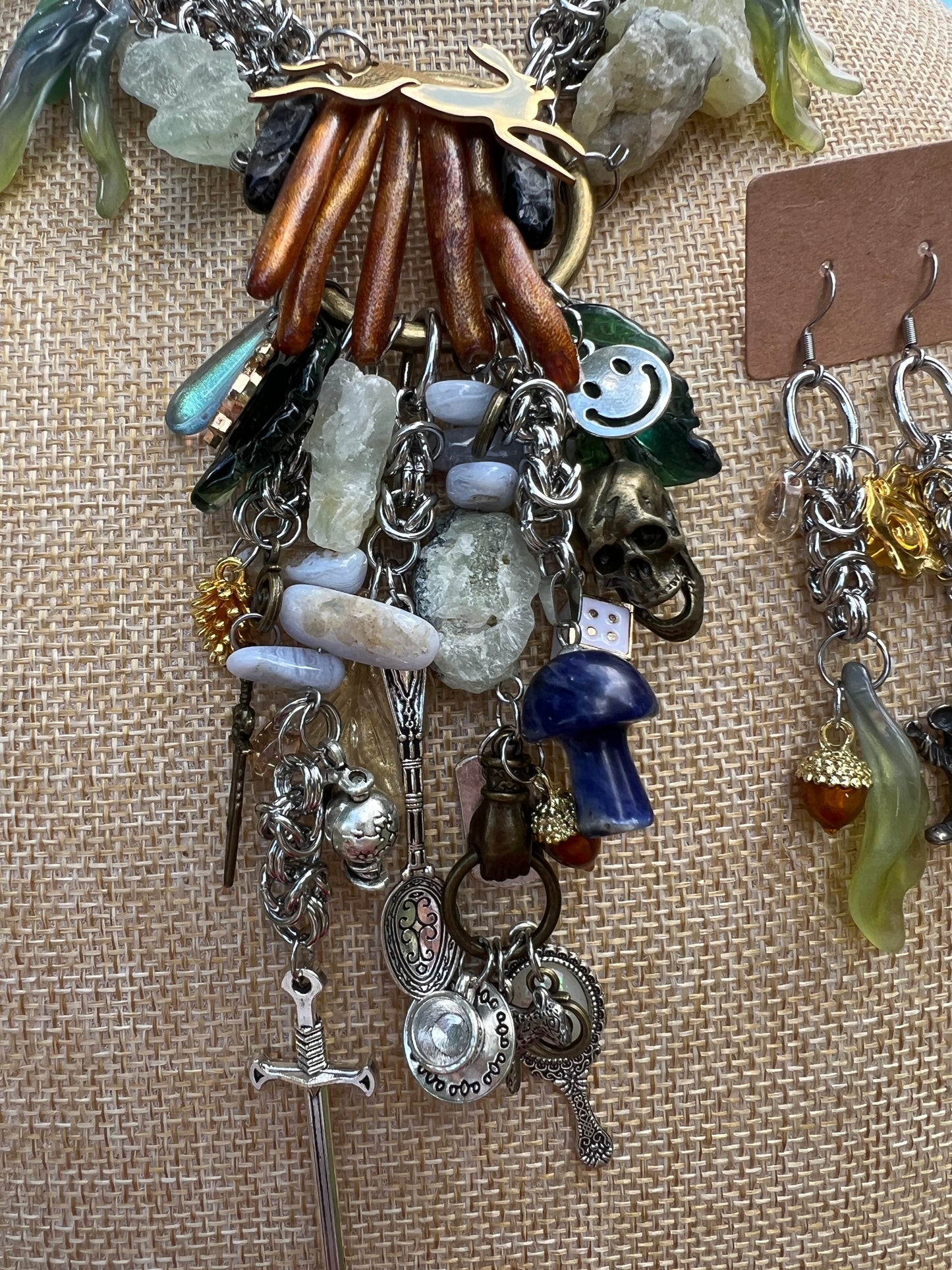 Down the Rabbit Hole - Fantasy Chain + Earrings
