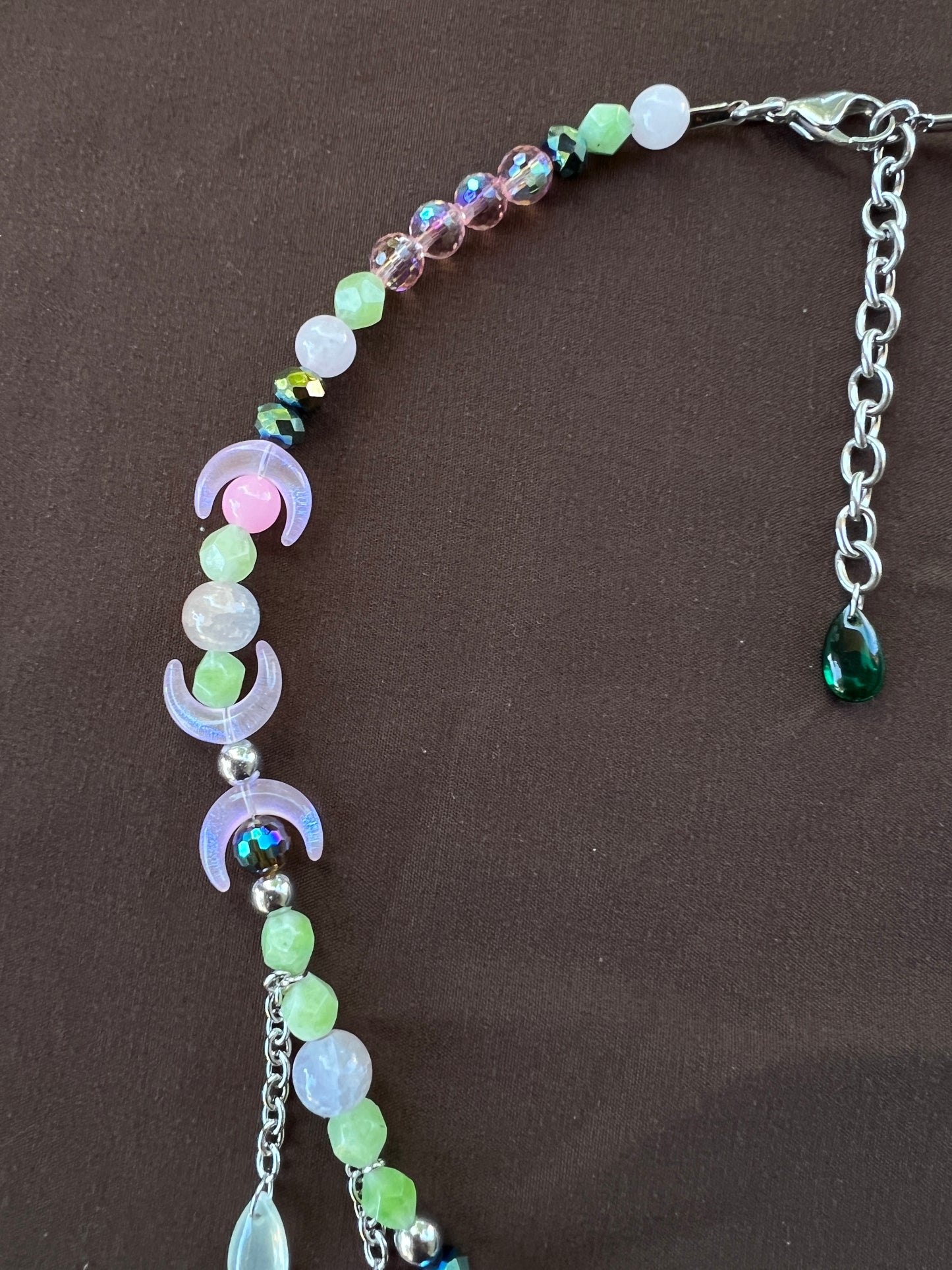 New Moon - Glass Stack Necklace