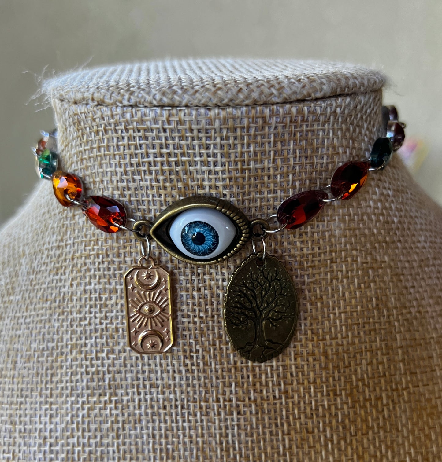 Embers - Glass Crystal Choker