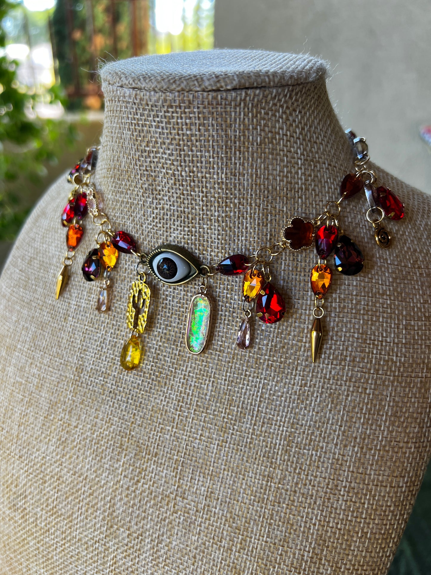 Saguaro - Glass Crystal Choker