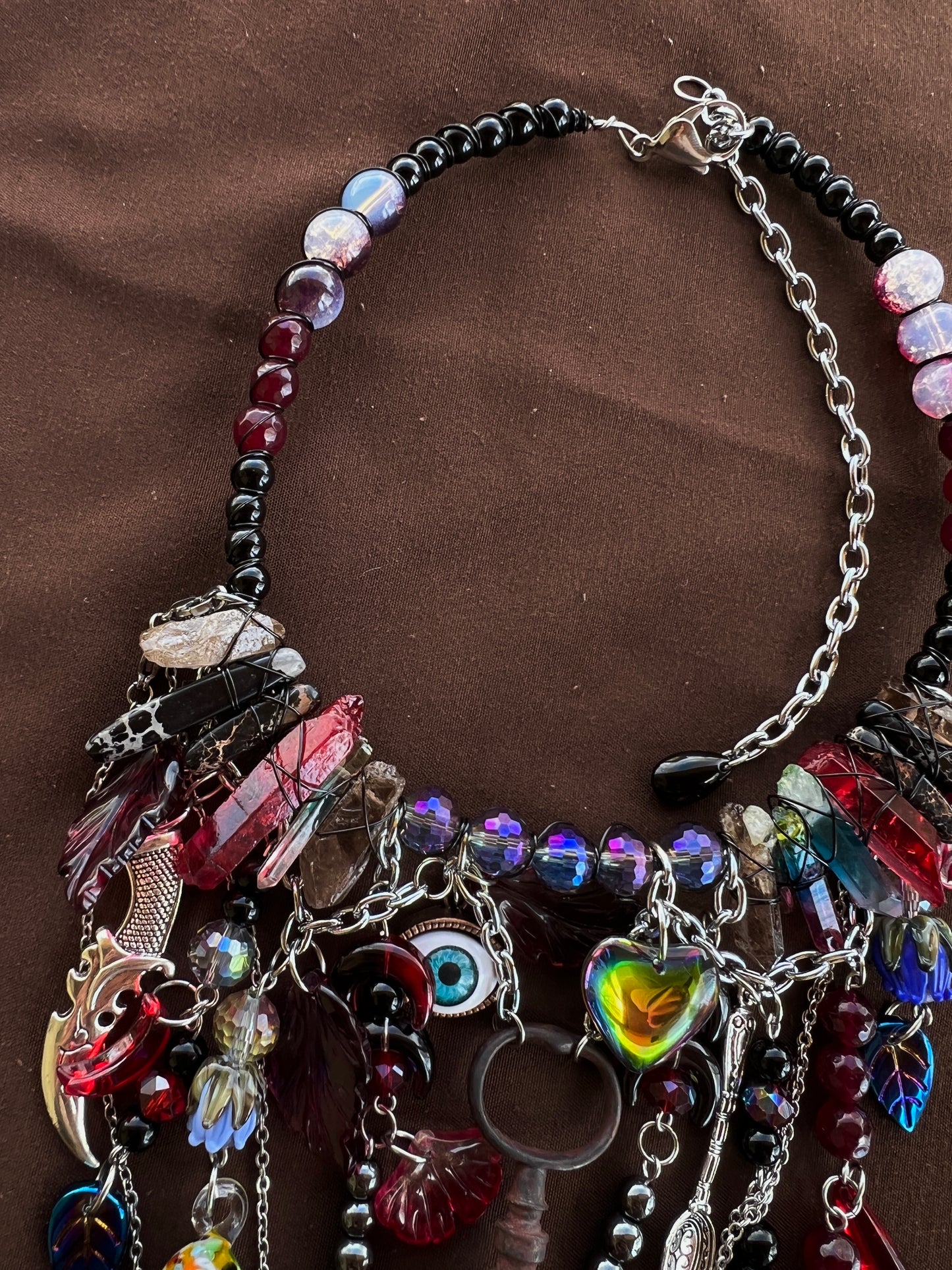 Solar Flare - Glass Spirit Armor w/ removable dainty chains