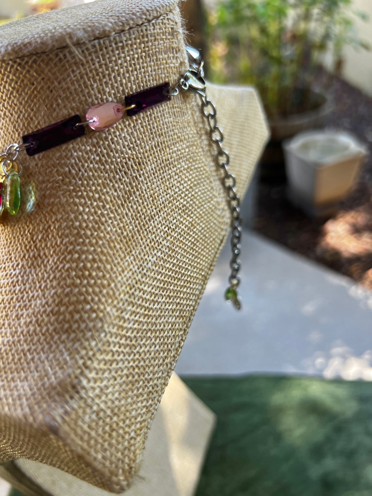 Under the Moon Beams - Glass Crystal Choker