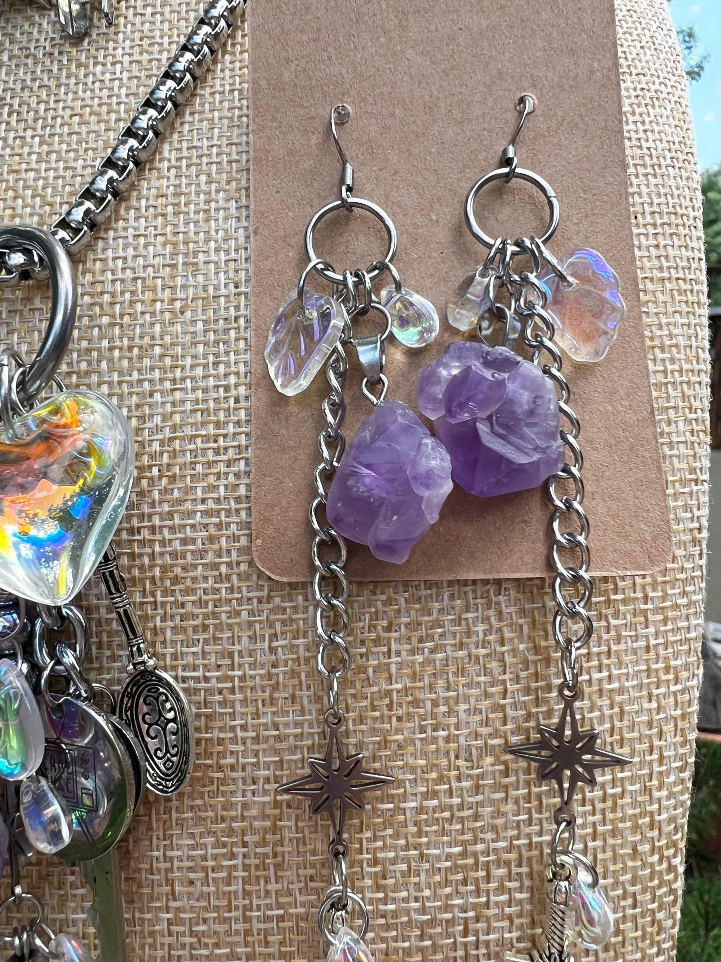 Curiouser & Curiouser - Stacked Trinket Chains + Earrings