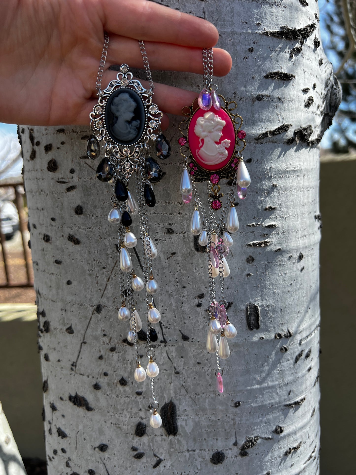 Pink Lady - Timewarp Waterfall Choker