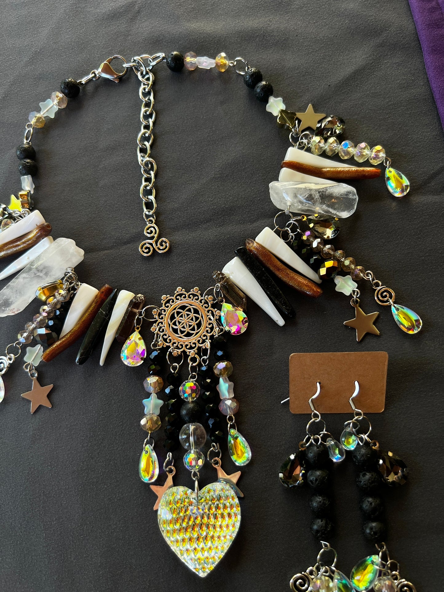 Dawn to Dusk - Fantasy Chain + Earrings