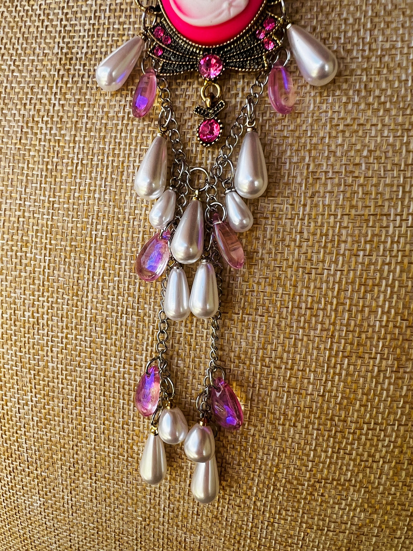Pink Lady - Timewarp Waterfall Choker