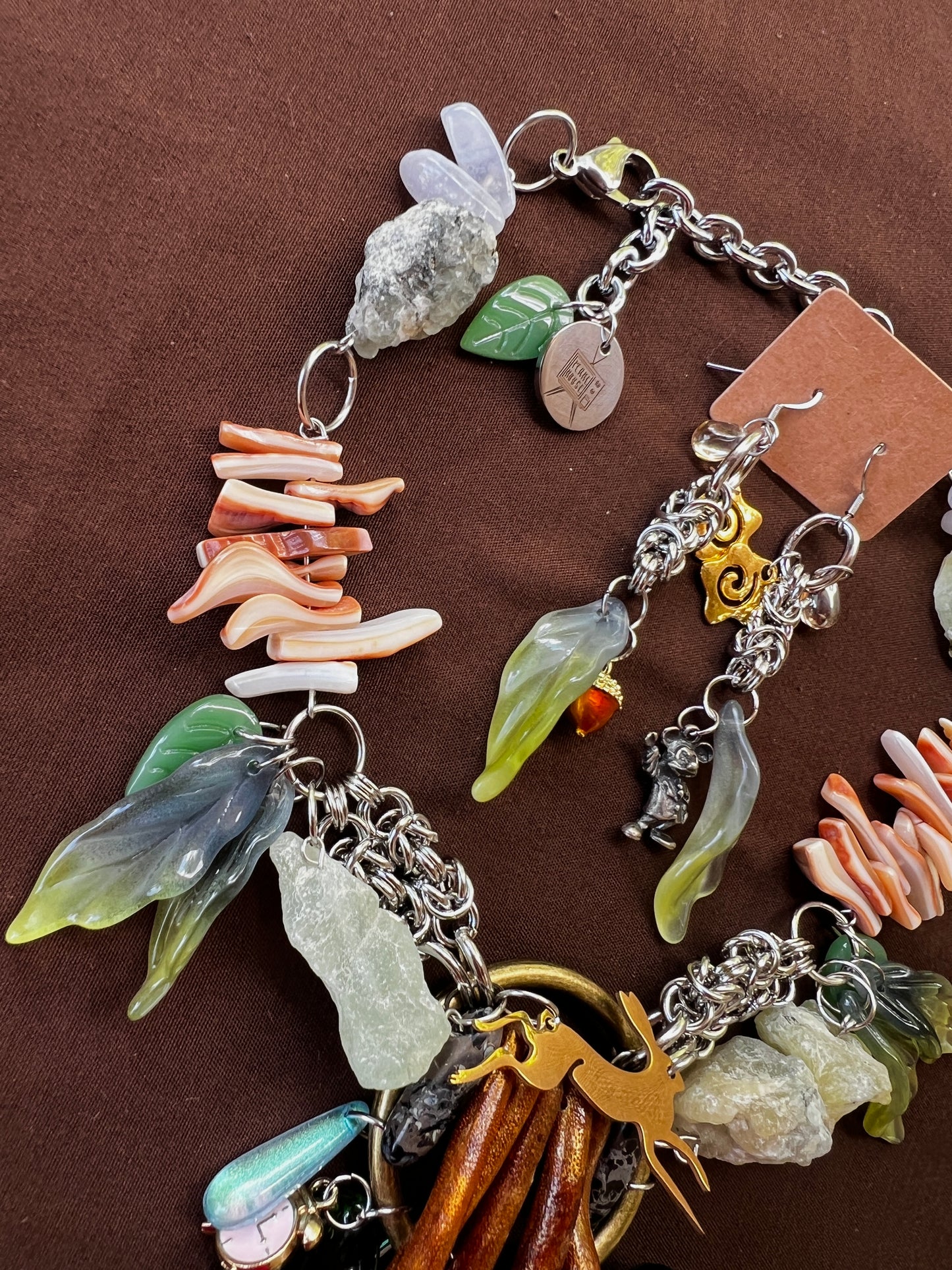 Down the Rabbit Hole - Fantasy Chain + Earrings