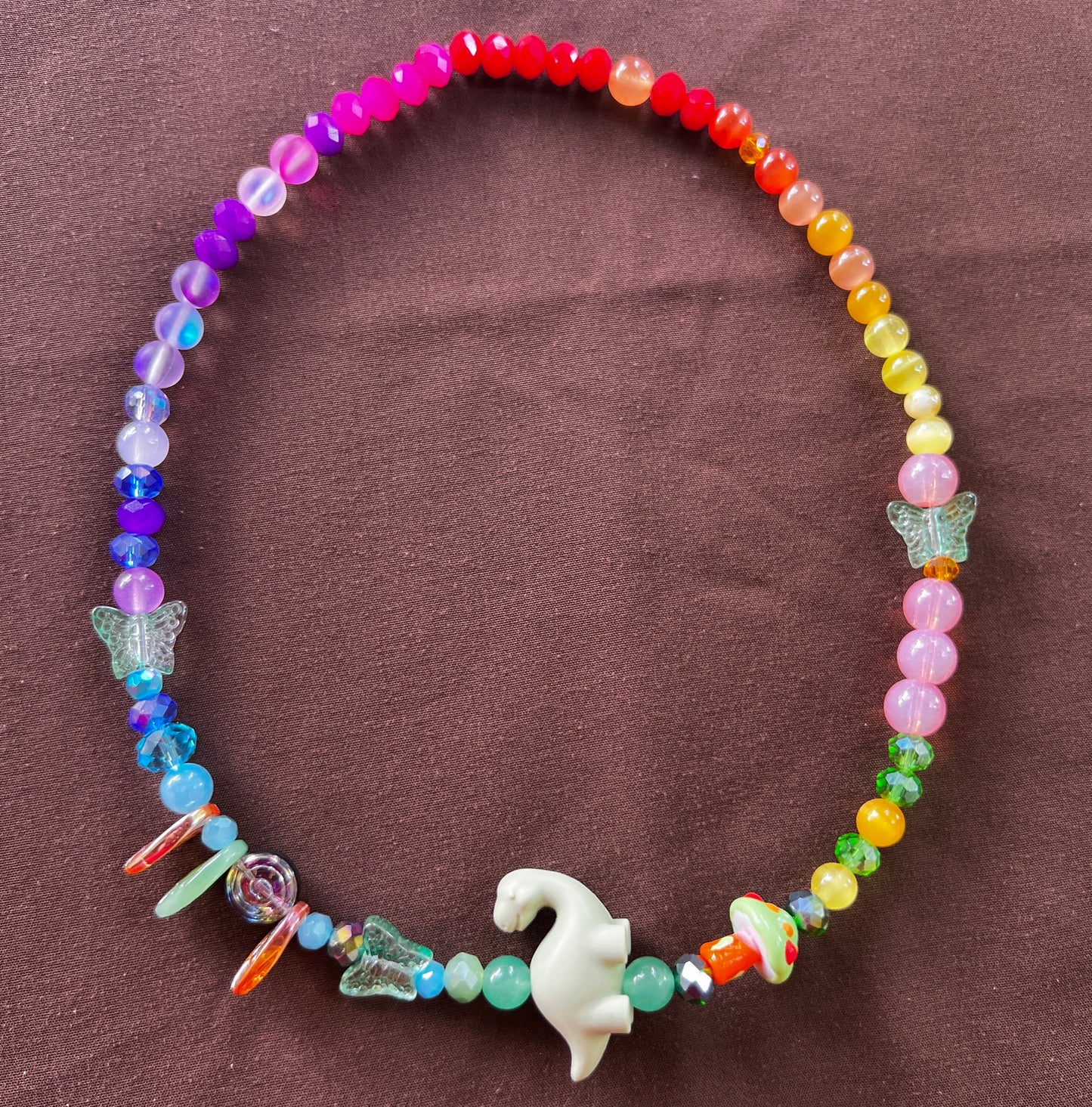 He Ate the Mushroom - Stretch Necklace
