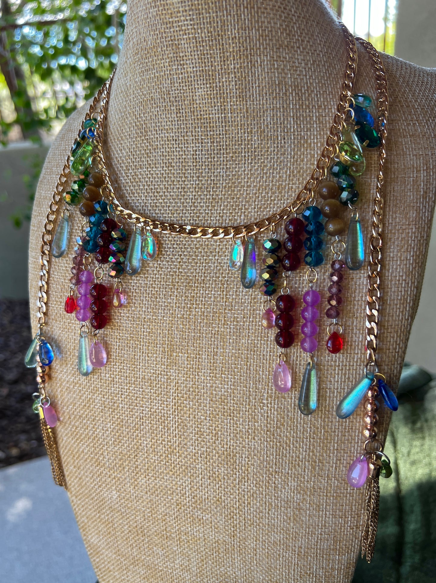 Secret Garden - Face Chain or Wrap Necklace