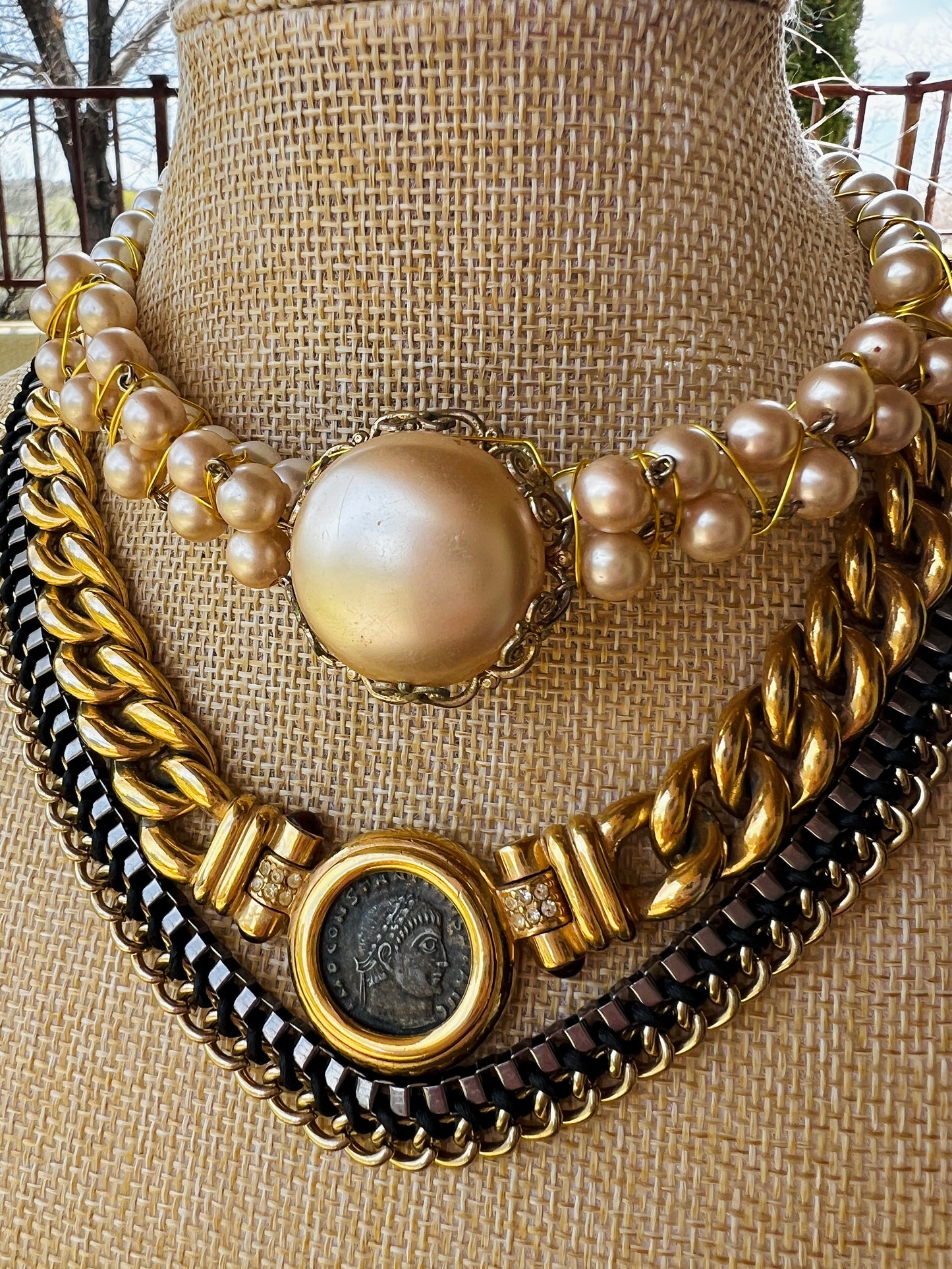 Golden Milk - 3 Piece Reclaimed Stack Set