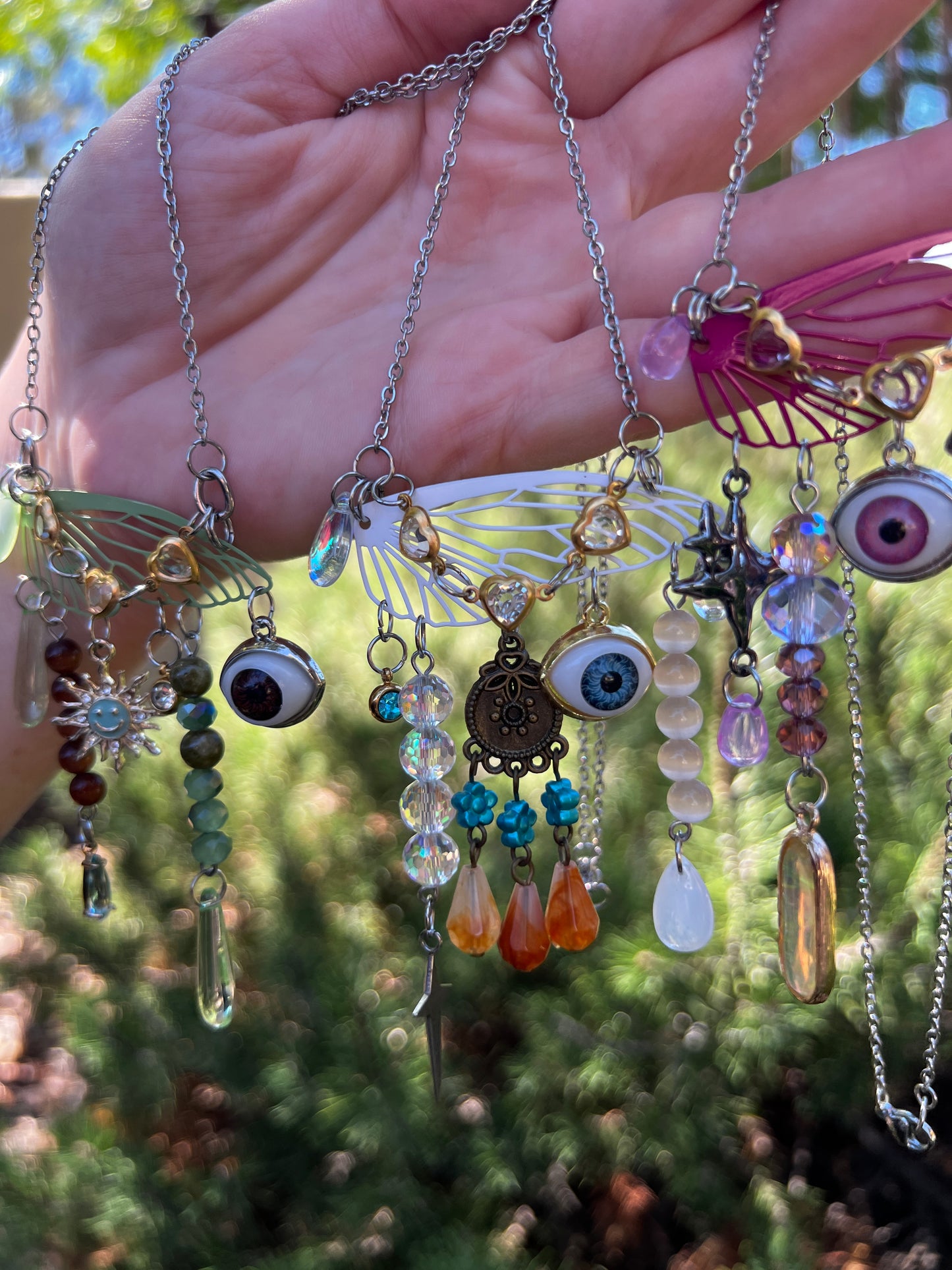 Butterfly Baby > three colors < - Trinket Chain