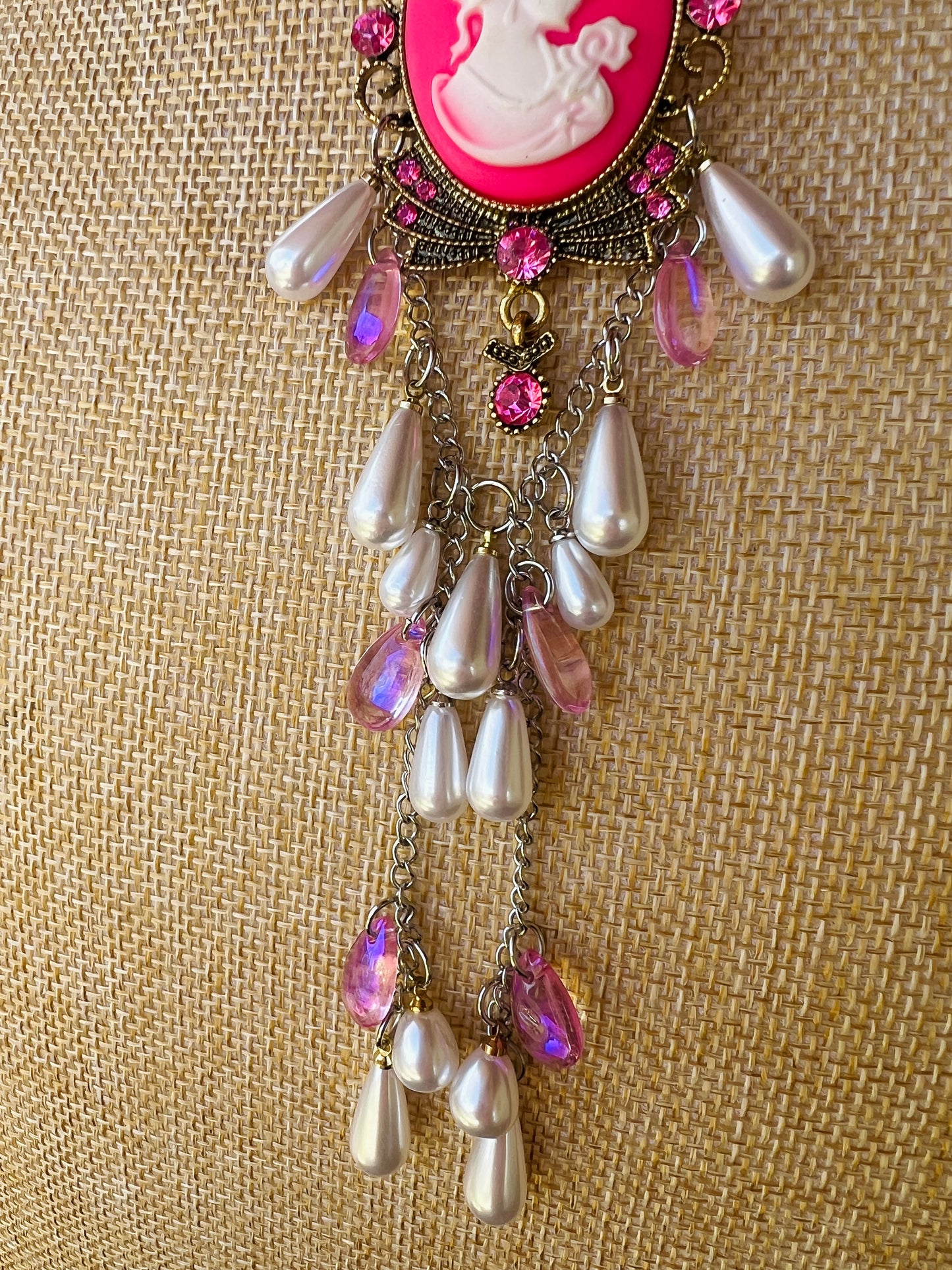 Pink Lady - Timewarp Waterfall Choker