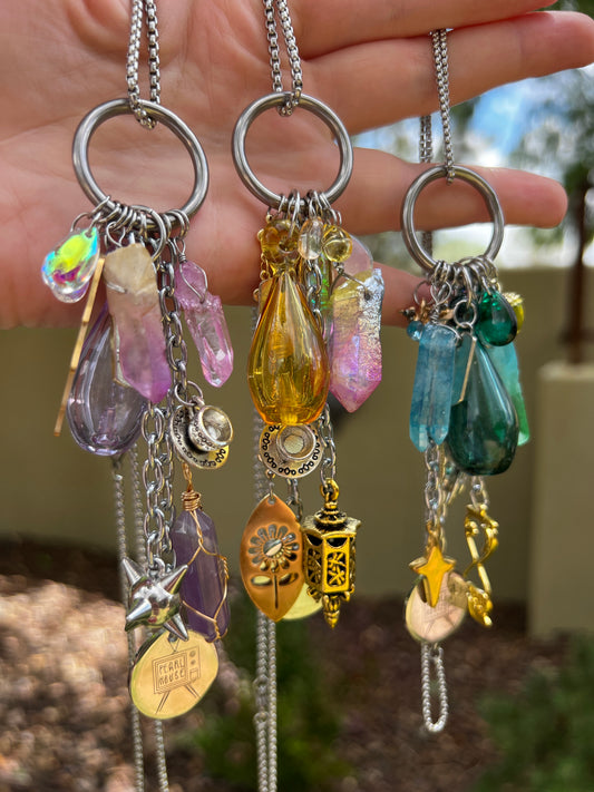Drink Me Potion Bottle > three colors < - Trinket Chain