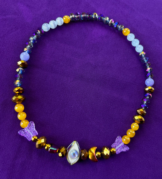 Stretch Necklace + Pashmina Pin