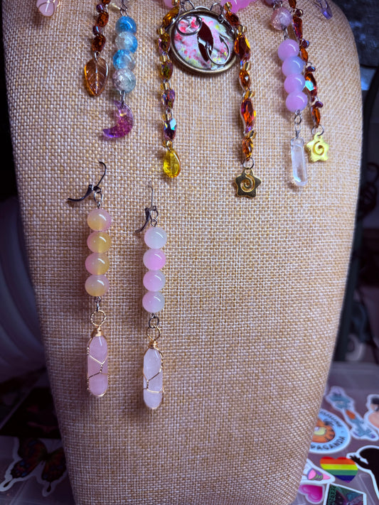 Waterfall Chain + Earrings