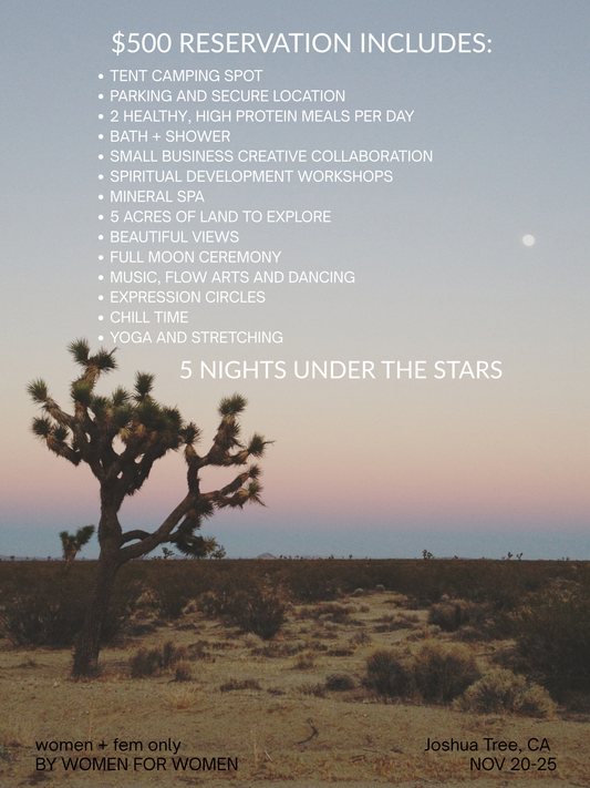 MYSTIC MOUNTAIN RETREAT - JOSHUA TREE - NOVEMBER