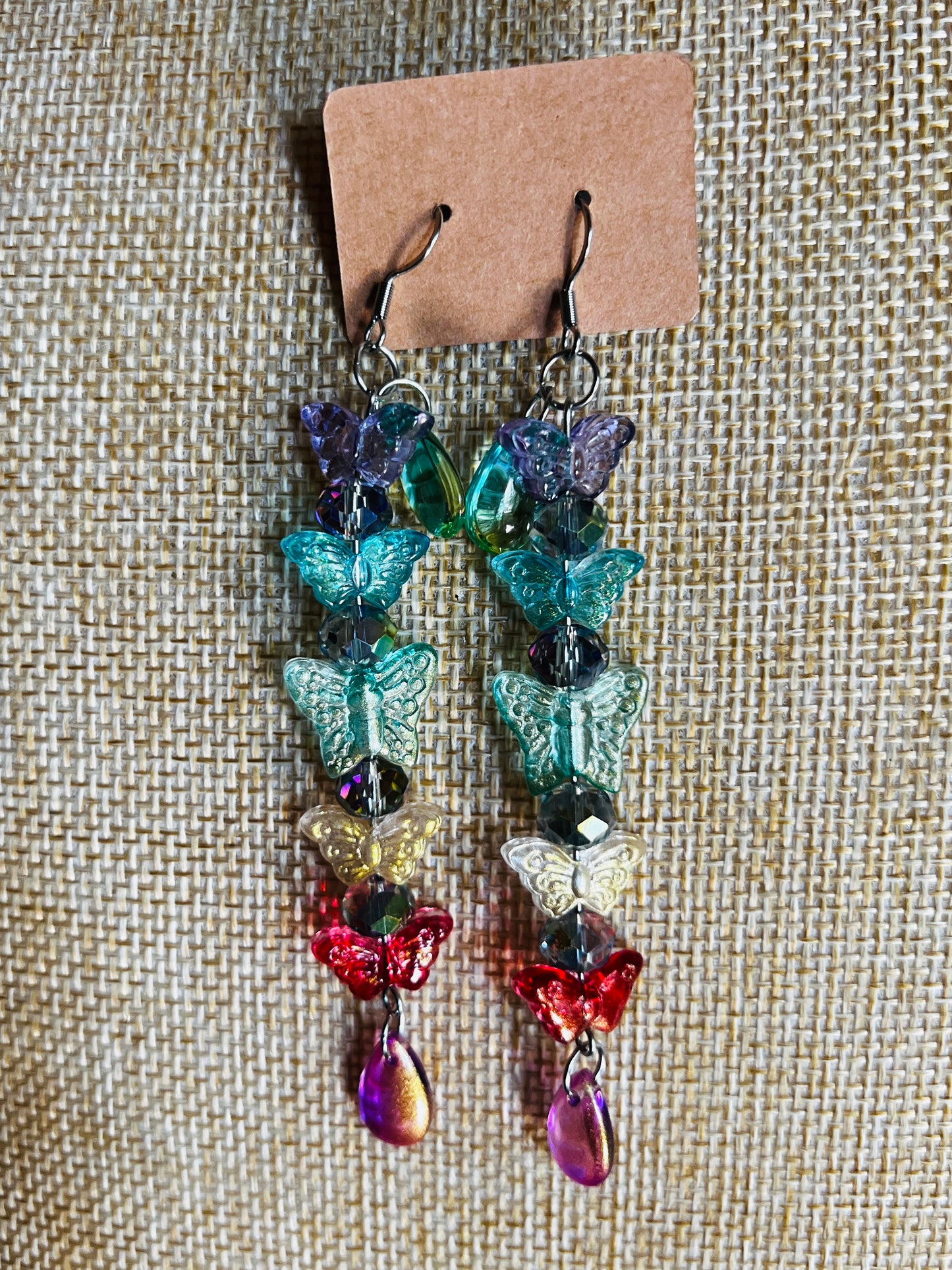 Prism Priestess Body Armor - Beaded Harness + Reclaimed Necklace Stack + Earrings