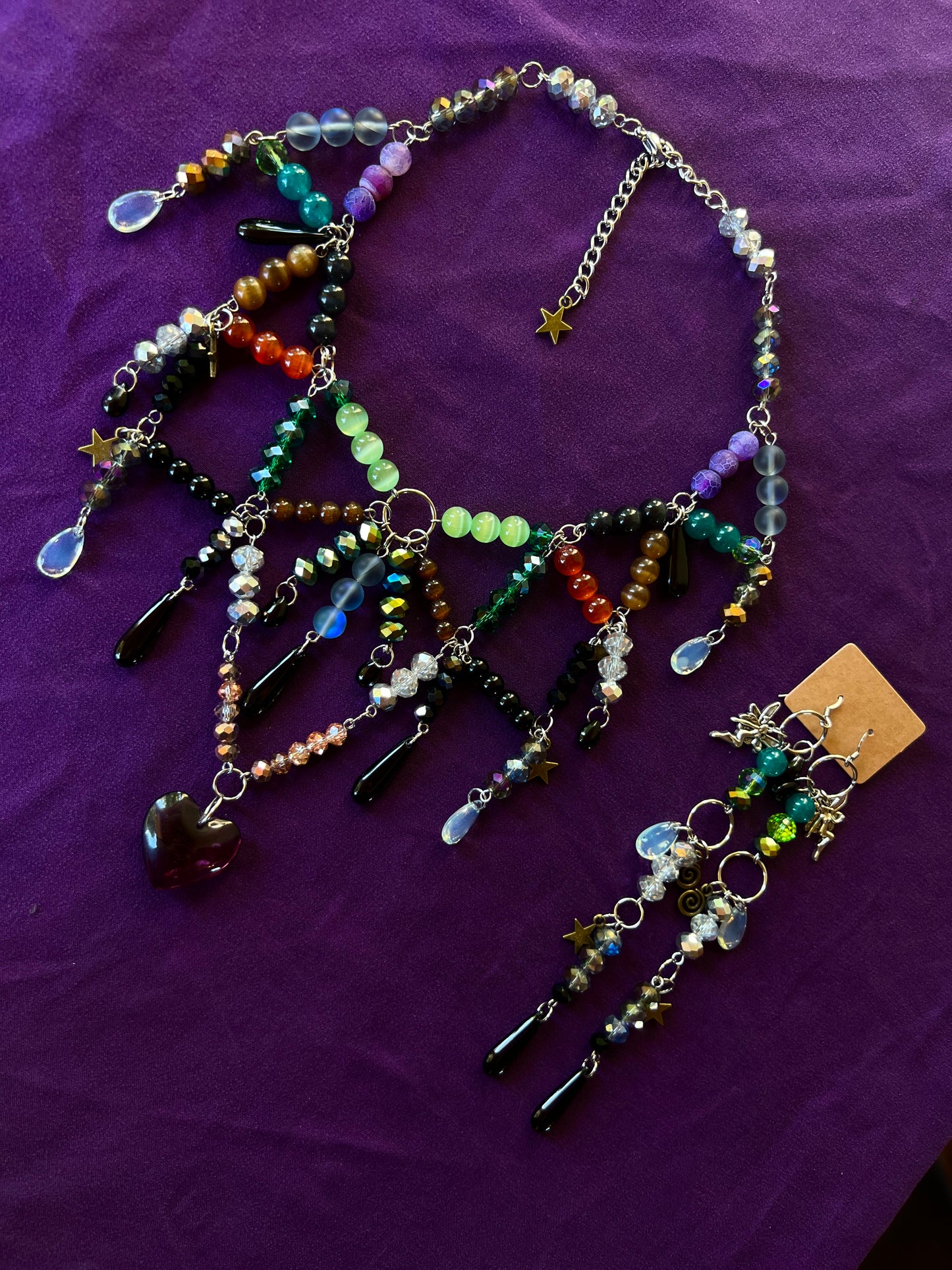 Fae Whispers - Fantasy Chain + Earrings
